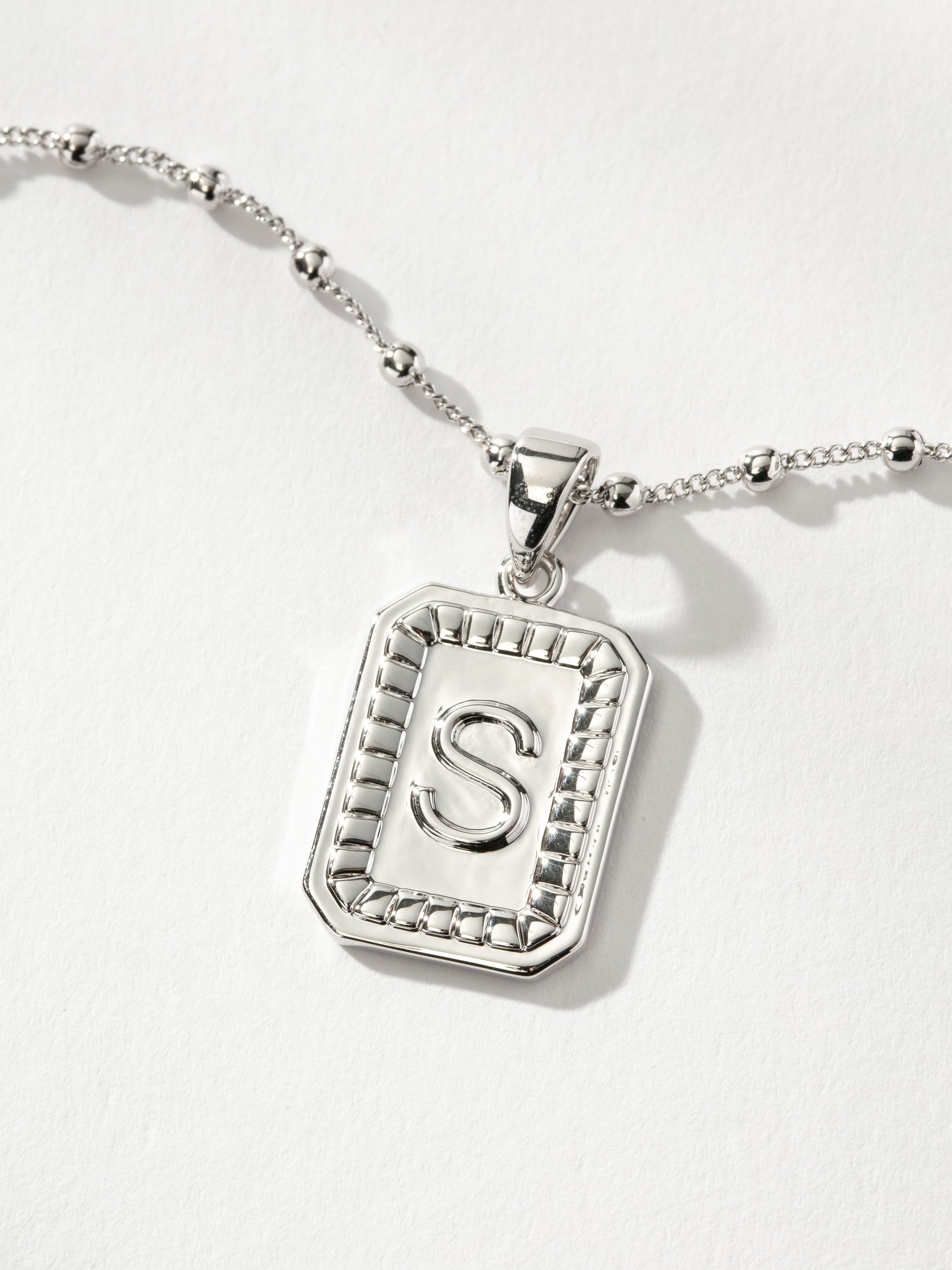 Sur Necklace | Silver S | Product Image | Uncommon James