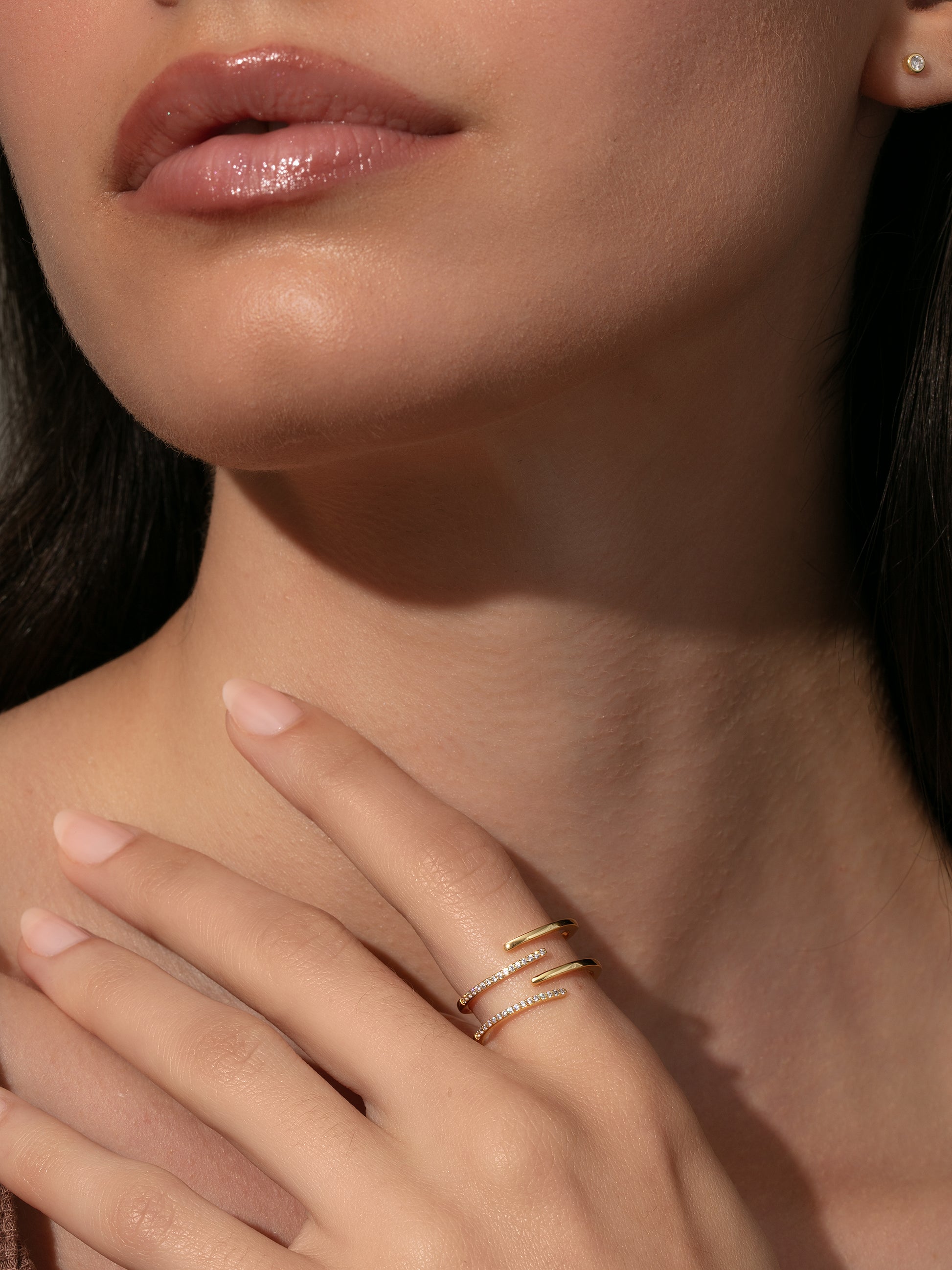 Revelry Ring | Gold | Model Image | Uncommon James