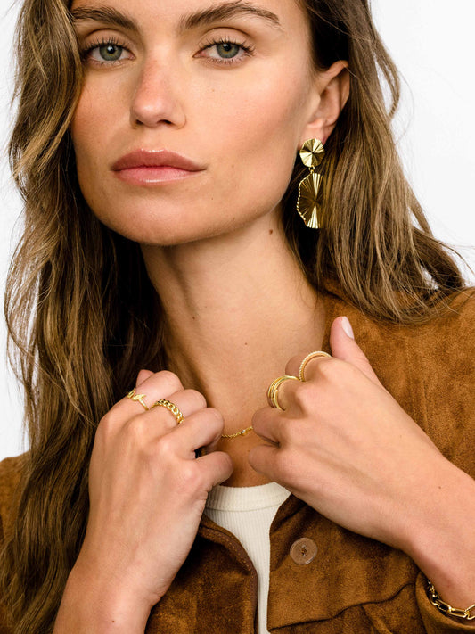 Tigris Ring | Gold | Model Image | Uncommon James