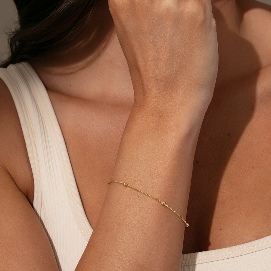 Everyday Bracelet | Gold | Model Image | Uncommon James