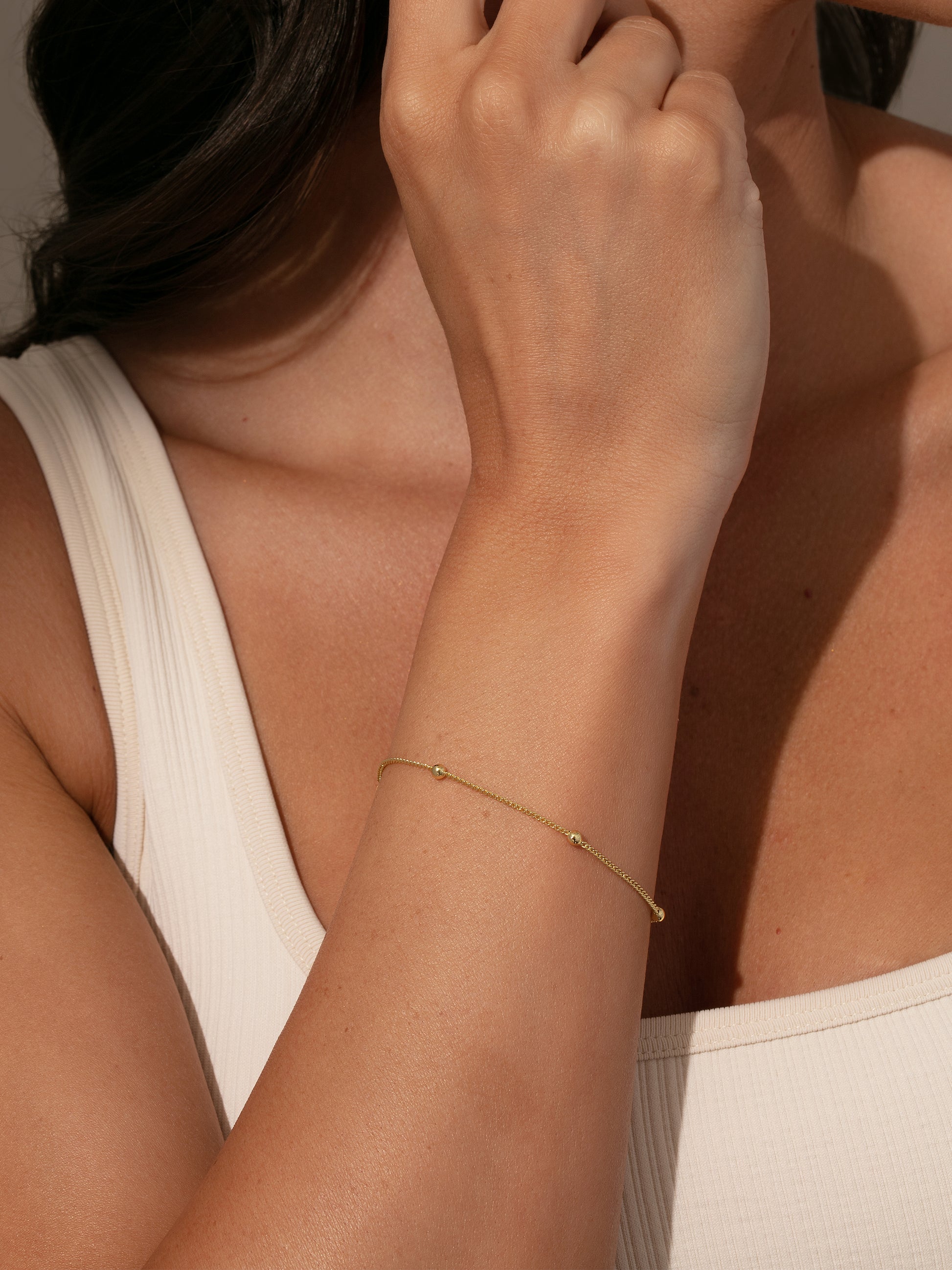 Everyday Bracelet | Gold | Model Image | Uncommon James