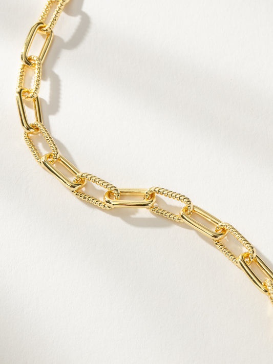 Linked Chain Bracelet | Gold | Product Detail Image | Uncommon James