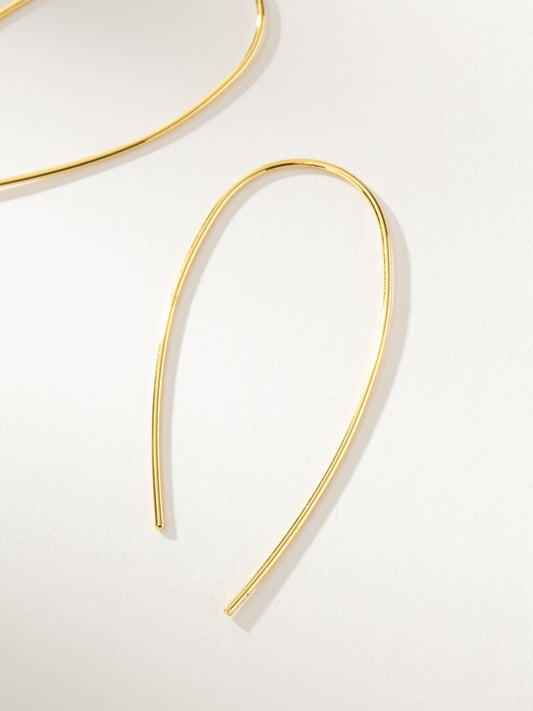Hole in One Earrings | Gold | Product Detail Image | Uncommon James