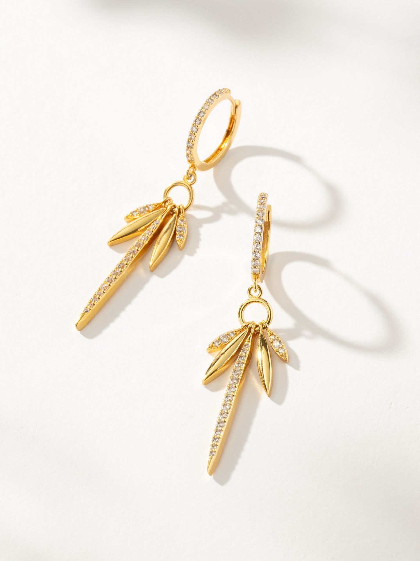 Rocker Girl Earrings | Gold | Product Detail Image | Uncommon James