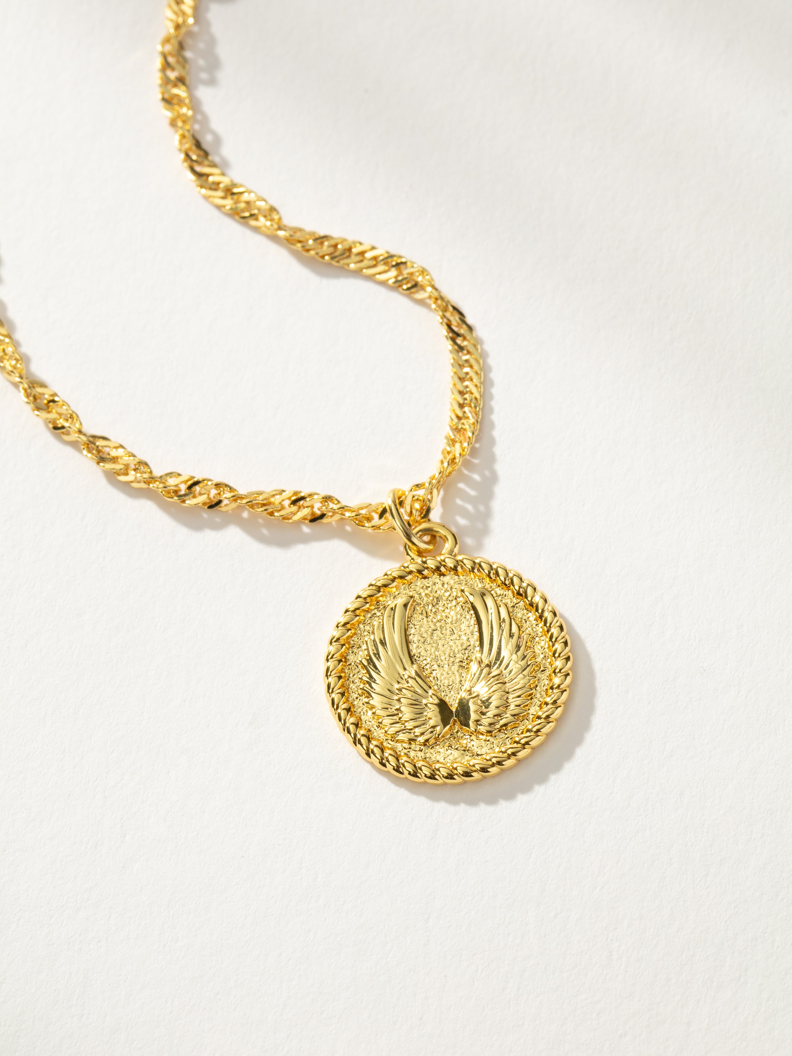 Angel wings pendant necklace shop