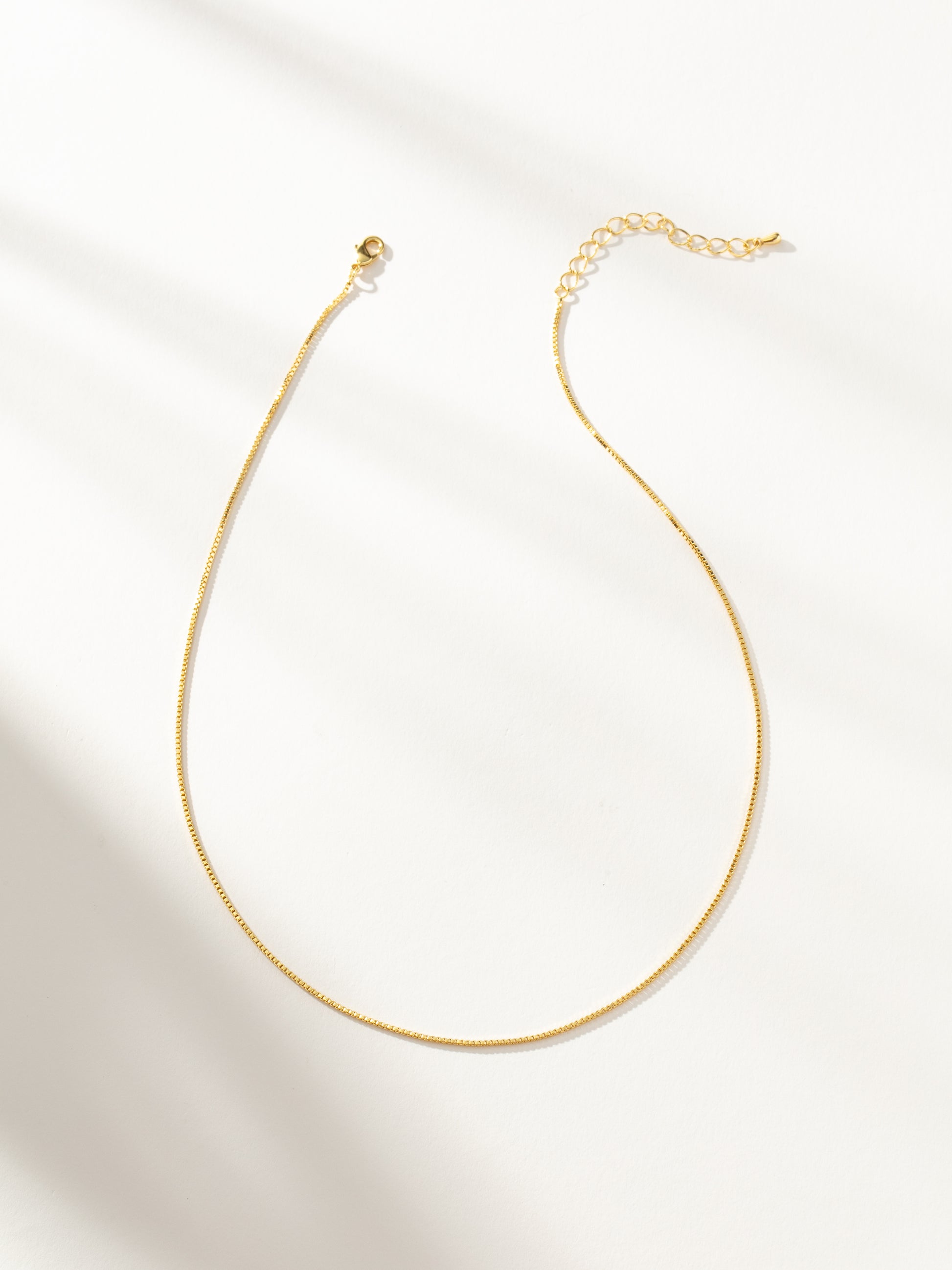 Box Chain Necklace | Gold | Product Image | Uncommon James