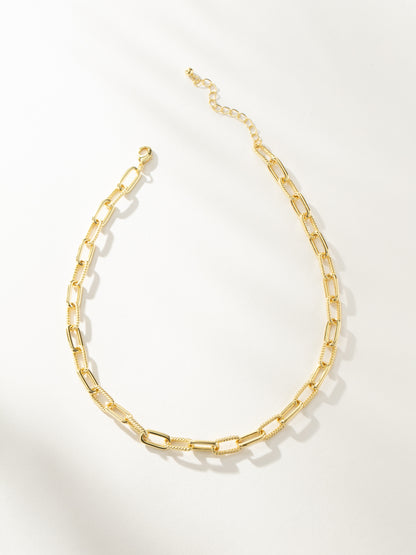 Double Linked Chain Necklace | Gold | Product Image | Uncommon James