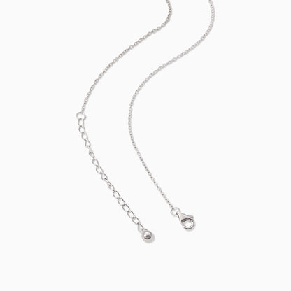 ["Simple Cross Necklace ", " Sterling Silver ", " Product Detail Image 2 ", " Uncommon James"]