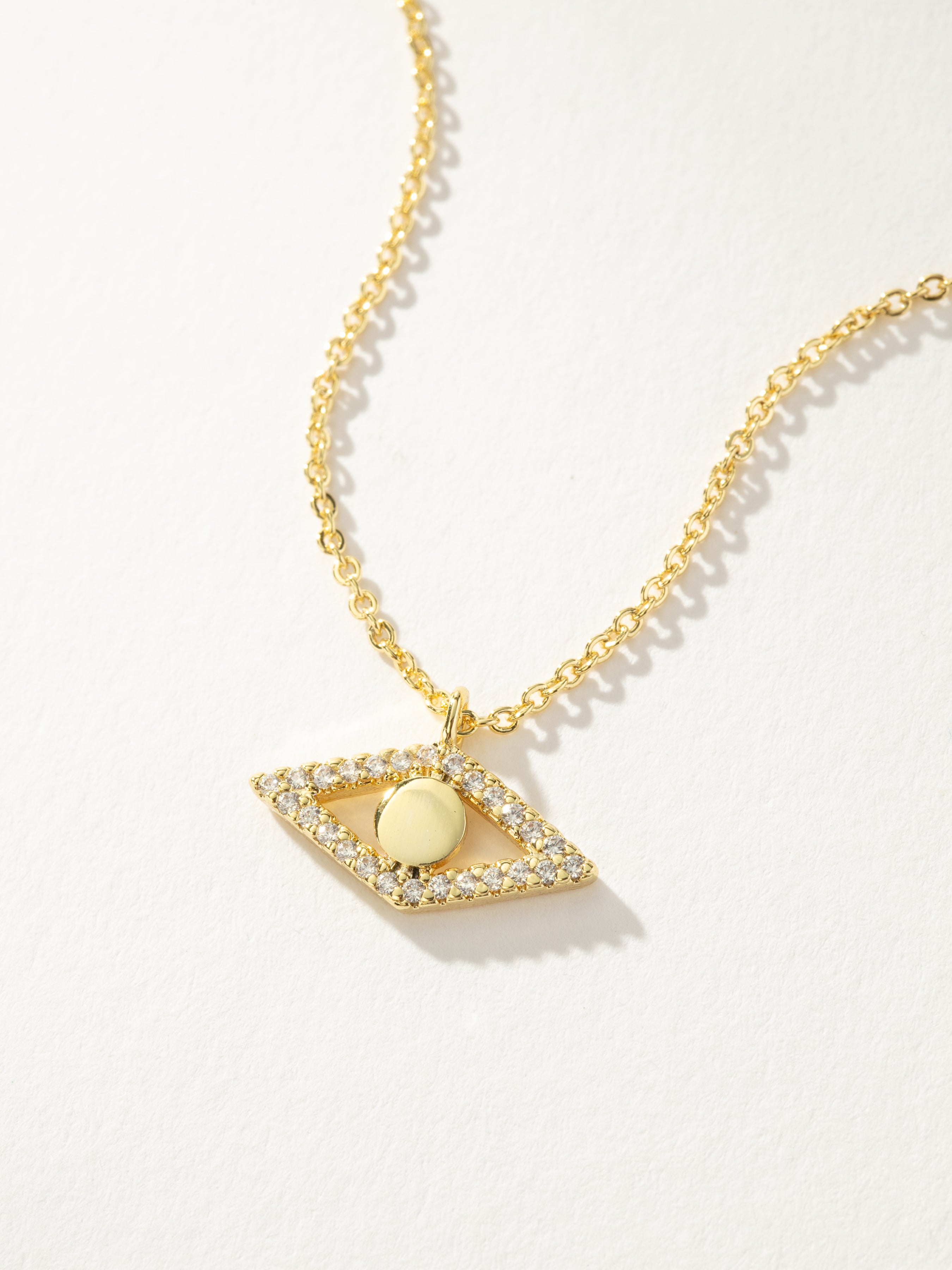 Ward Off Evil Eye Pendant Necklace in Gold Uncommon James