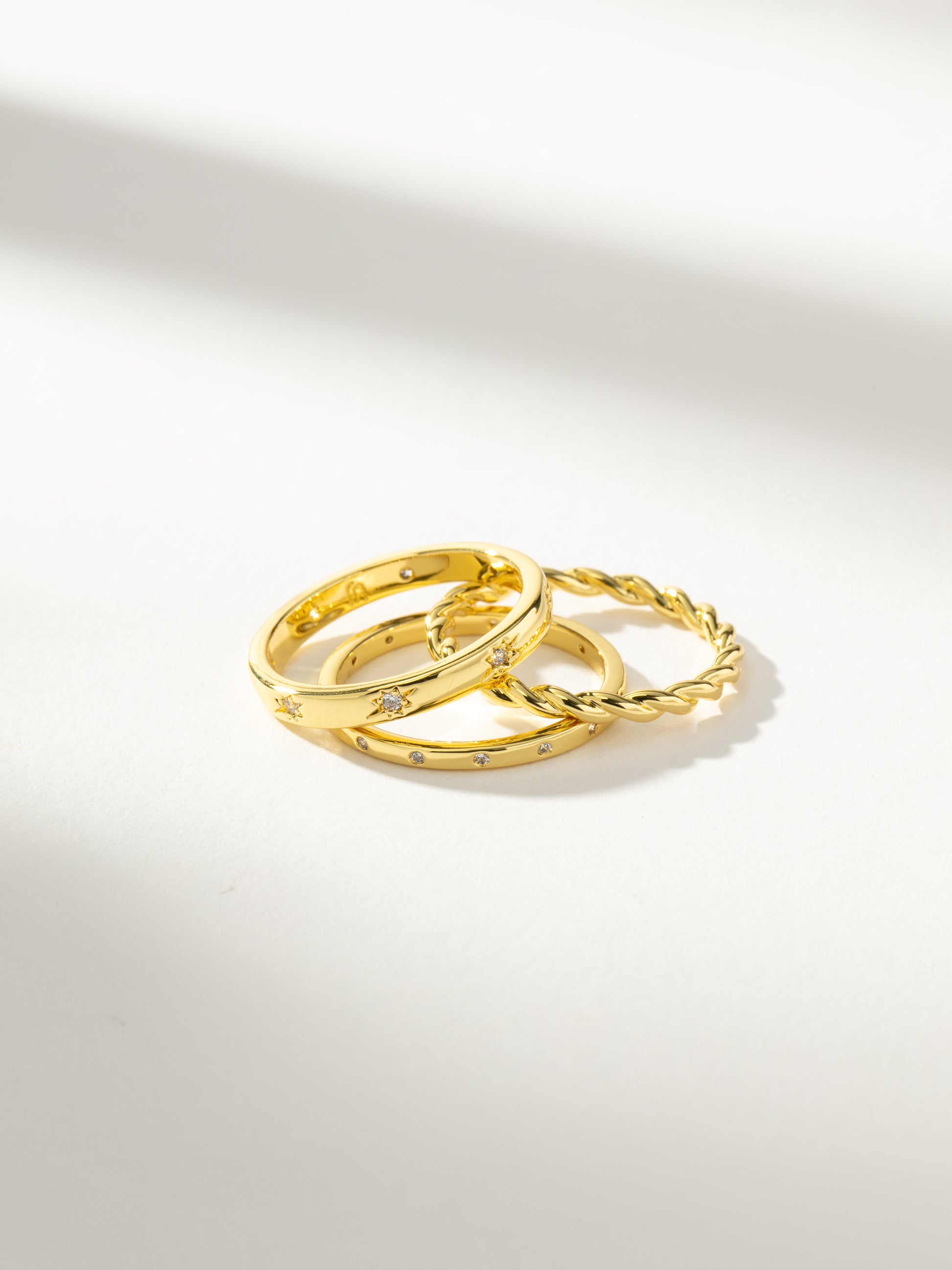 Triad Ring | Gold | Product Detail Image | Uncommon James