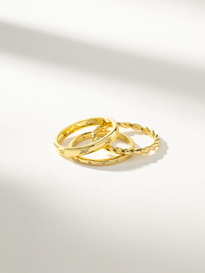 ["Triad Ring ", " Gold ", " Product Detail Image ", " Uncommon James"]