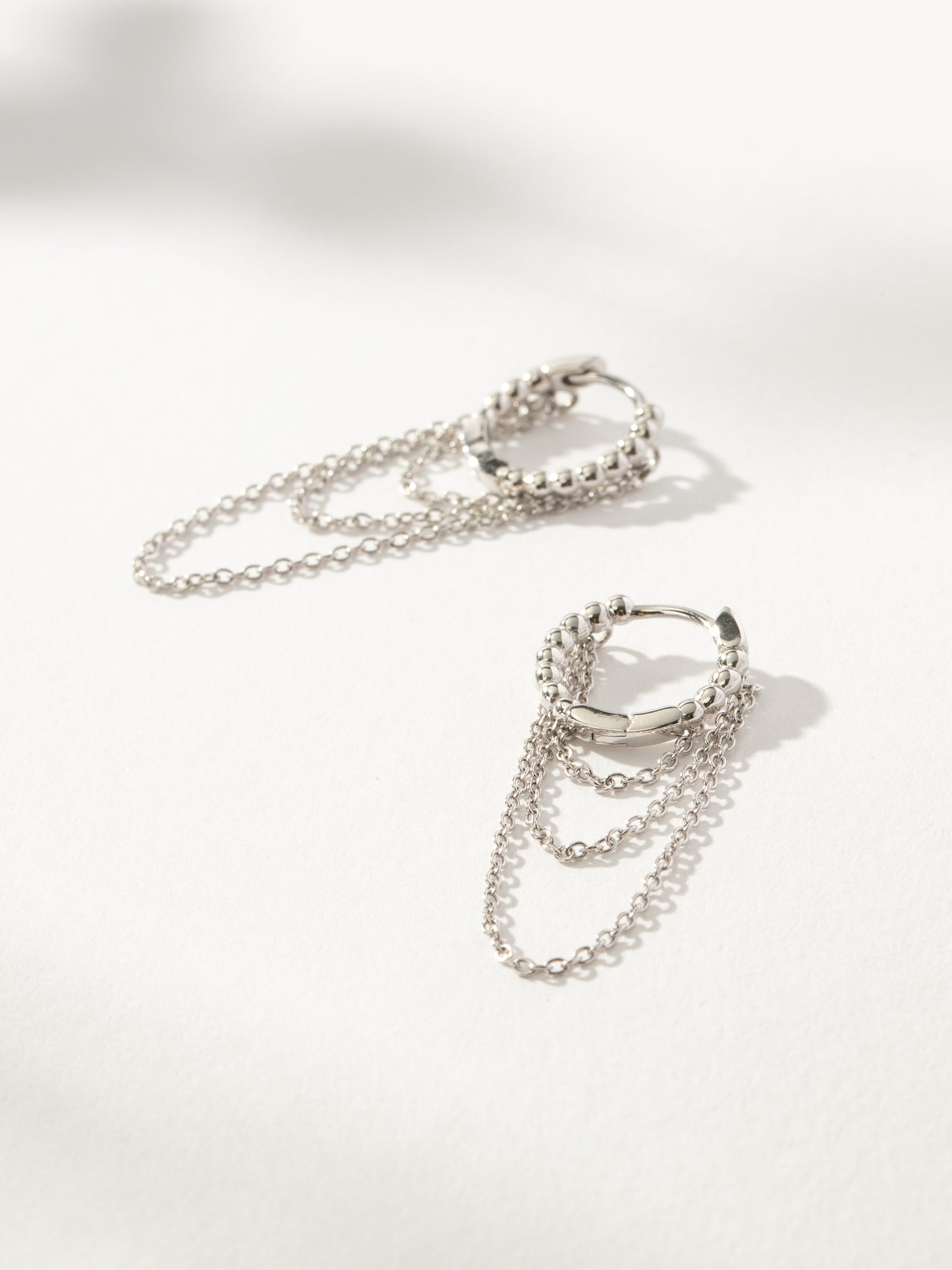 Chains Huggies | Sterling Silver | Product Image | Uncommon James