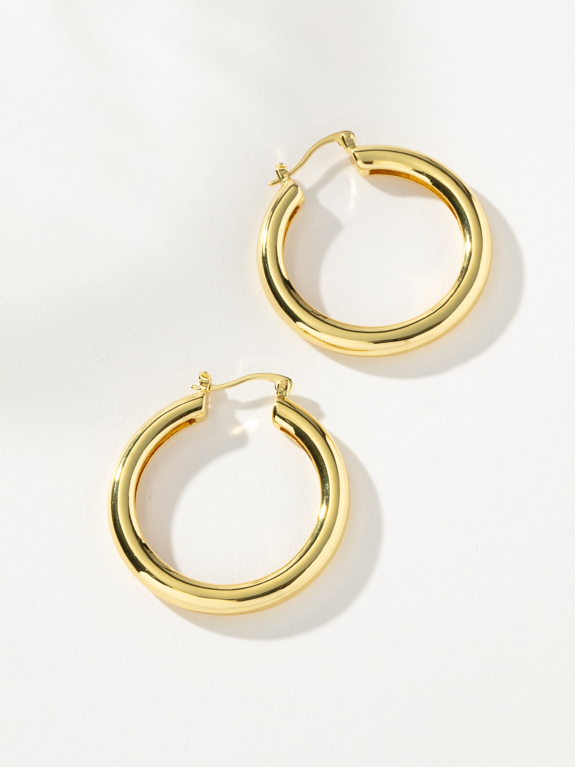 Staple Hoop | Gold | Product Detail Image | Uncommon James