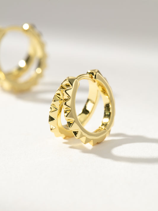 Textured Huggies | Gold | Product Detail Image | Uncommon James