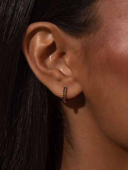 ["Tiny Huggies ", " Gold Black ", " Model Image ", " Uncommon James"]