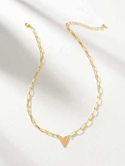 ["Enamel Heart Necklace ", " Gold Blush ", " Product Image ", " Uncommon James"]