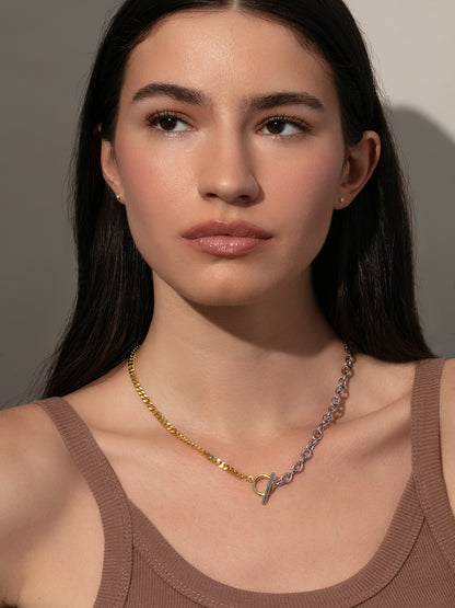 ["Mixed Up Necklace ", " Mixed Metal ", " Model Image ", " Uncommon James"]