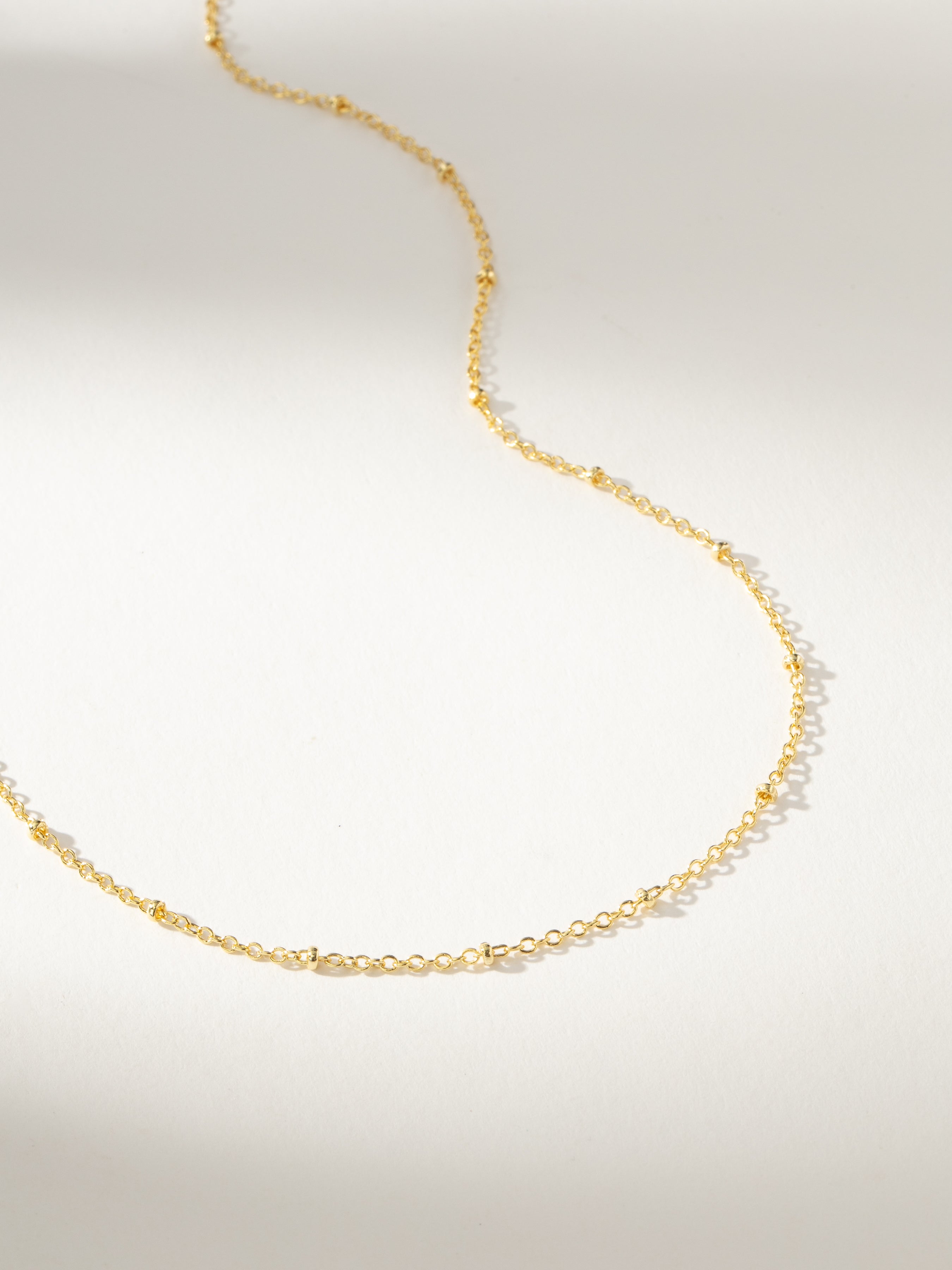 Sweet Dainty Choker Chain Necklace in Gold Uncommon James