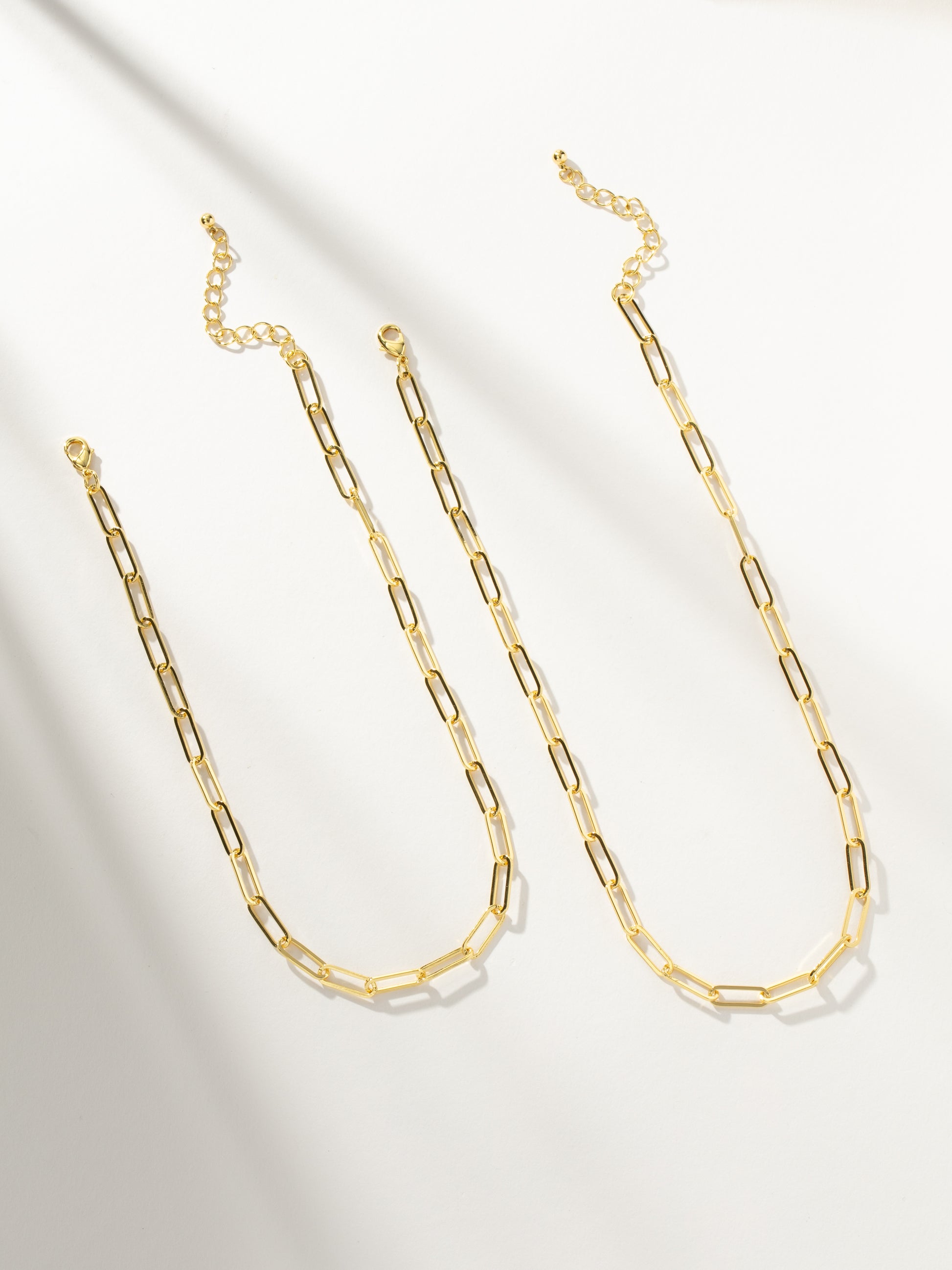 Thin Linked Up Necklace | Gold | eComm Image 2 | Uncommon James