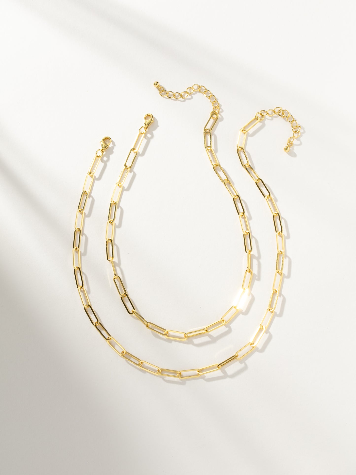 Thin Linked Up Necklace | Gold | eComm Image | Uncommon James