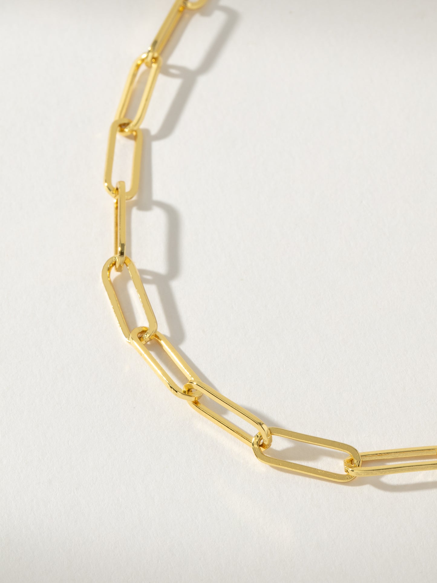 Thin Linked Up Necklace | Gold Mid | Product Detail Image | Uncommon James