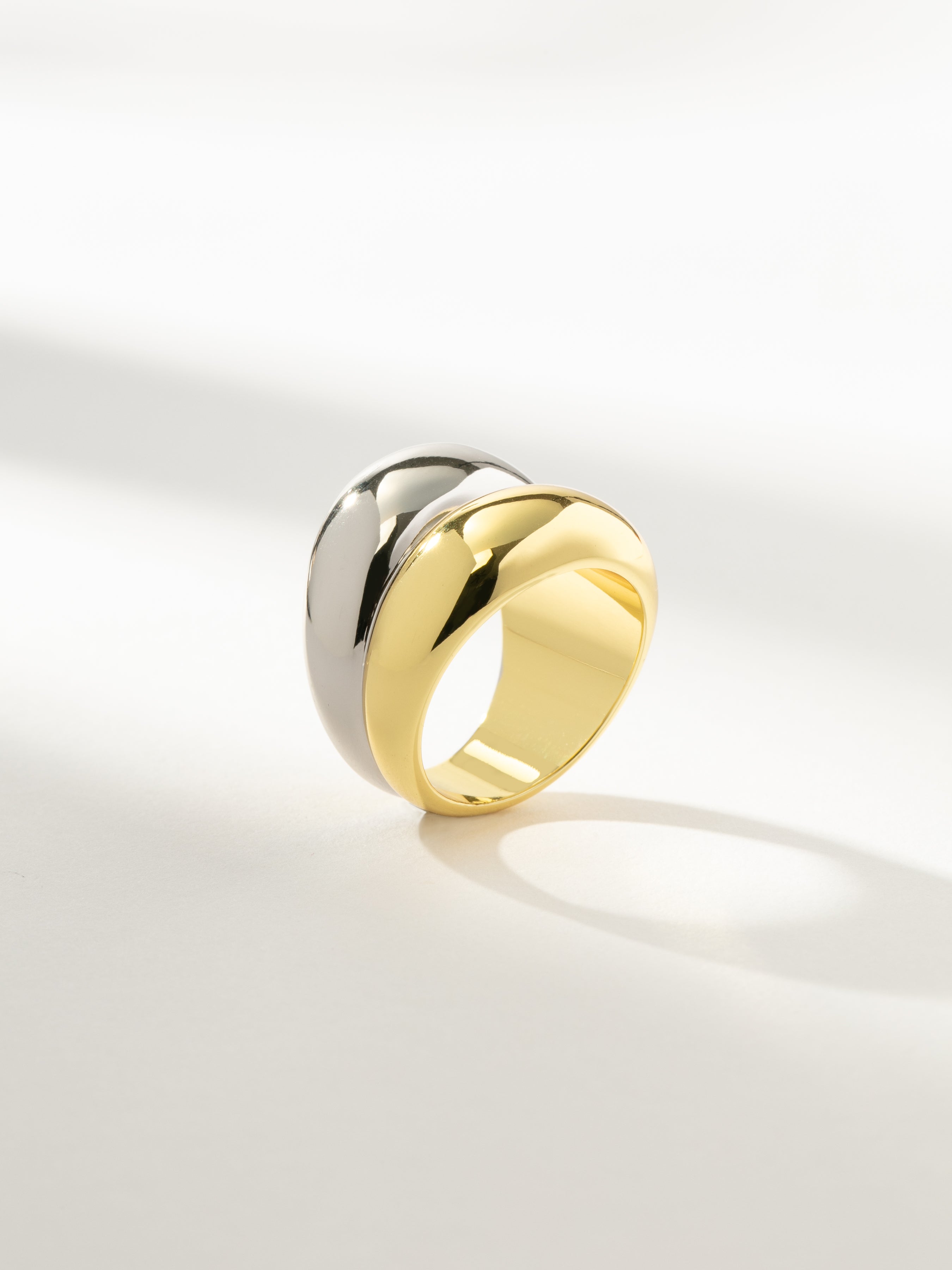 Mixed Up Silver and Gold Mixed Metal Ring | Uncommon James