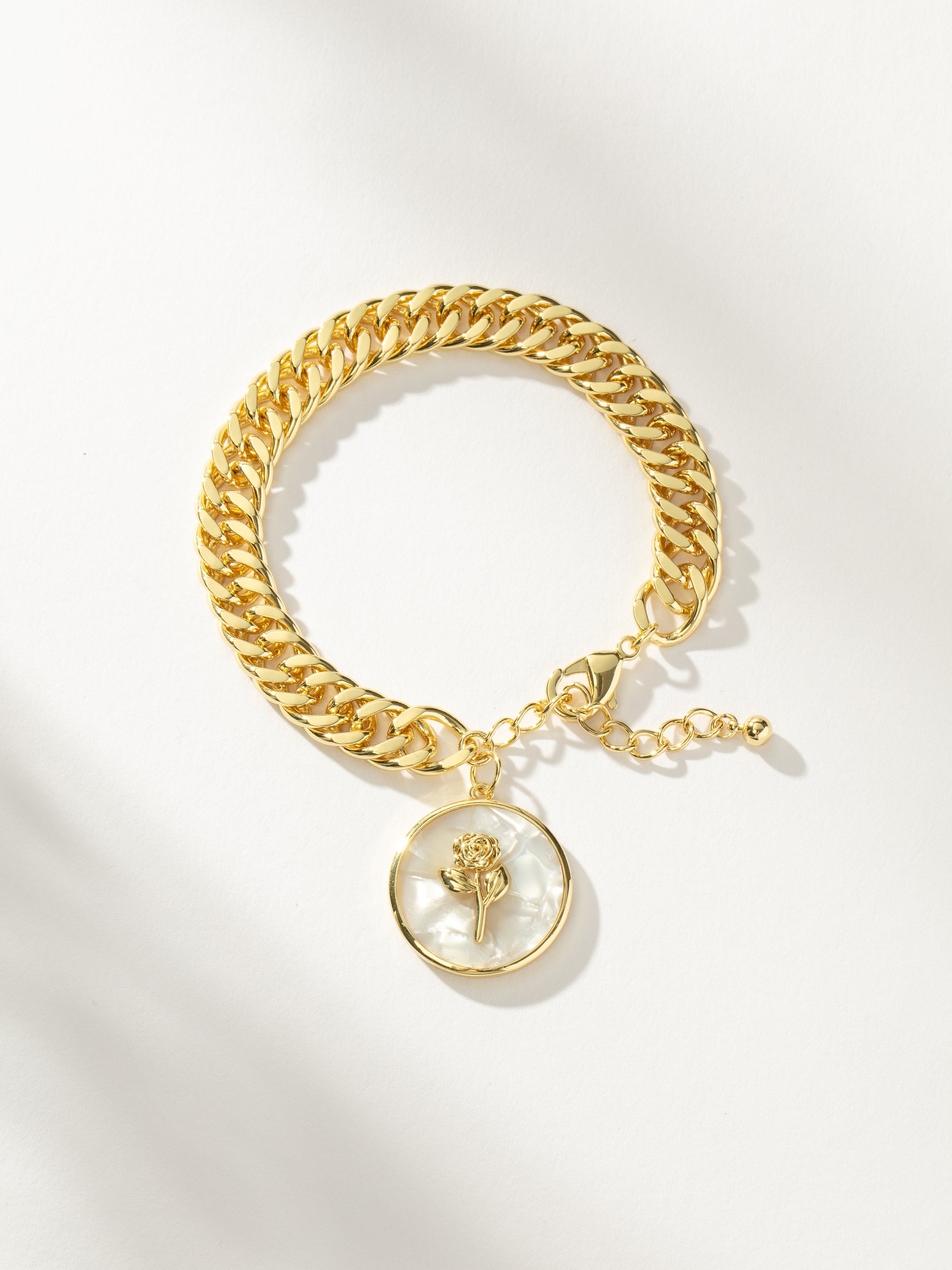 Rose pendant bracelet store