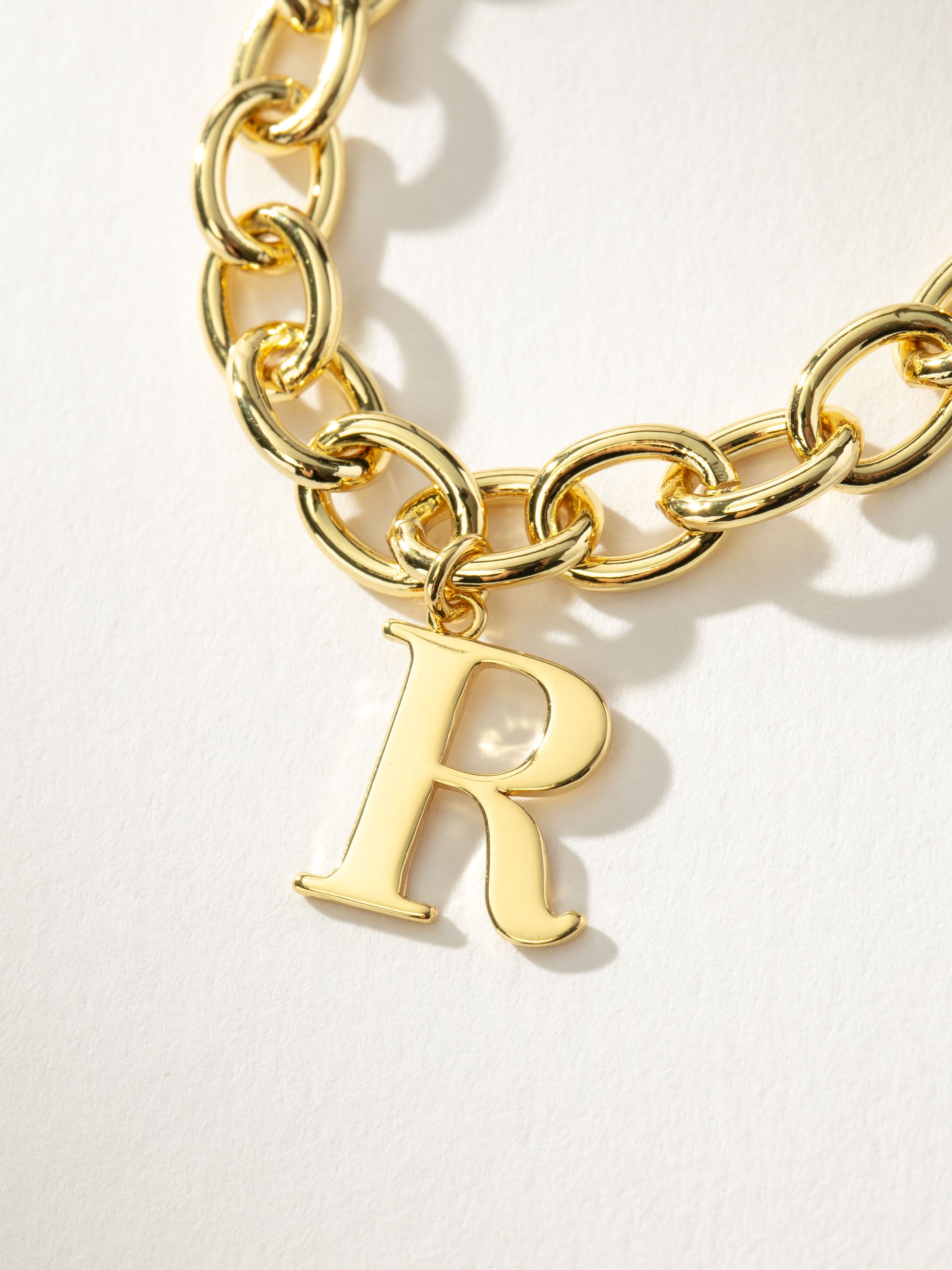 Remember Me Bracelet | Gold R | Product Detail Image | Uncommon James