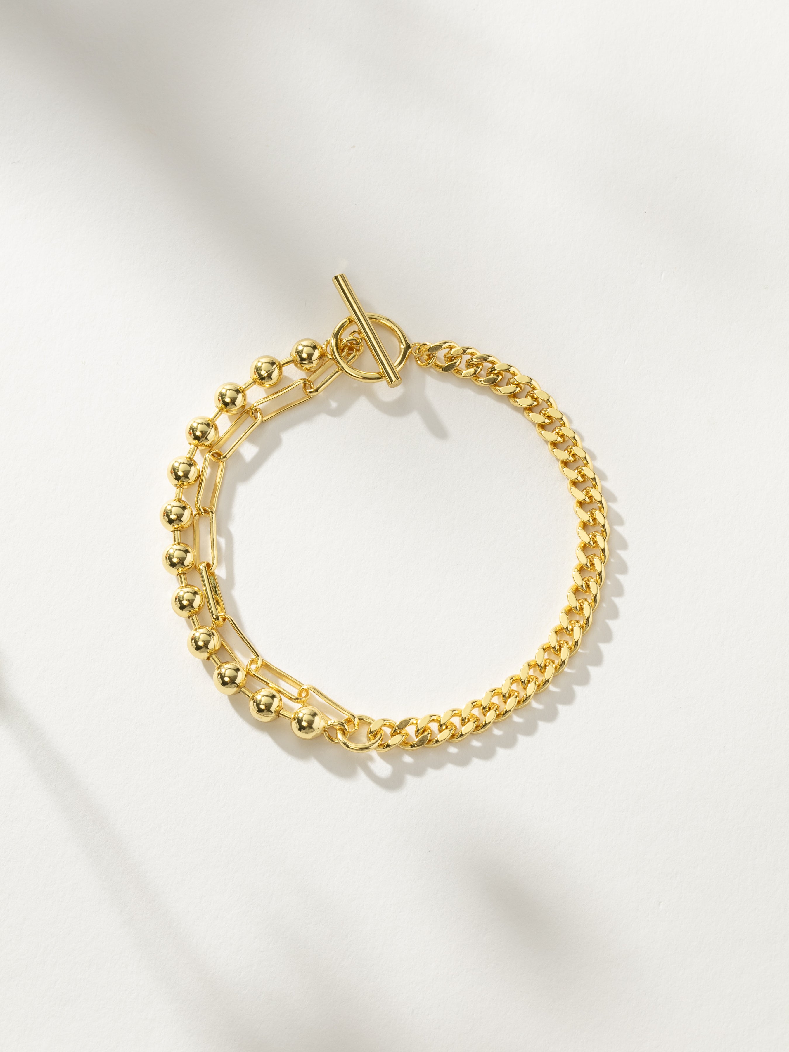 Three s a Party Chain Bracelet