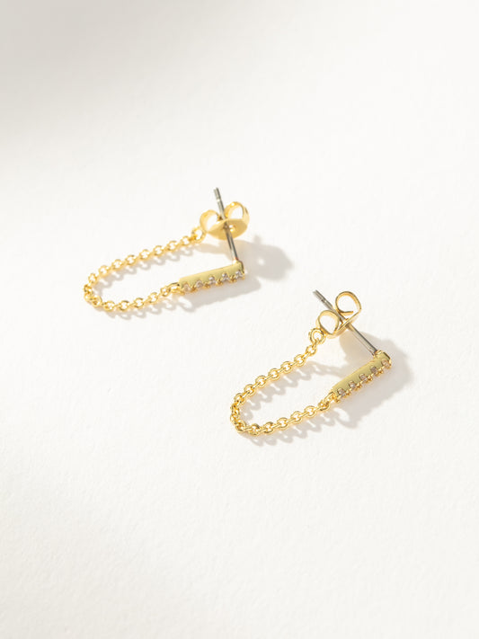 Downtown Earrings | Gold | Product Image | Uncommon James