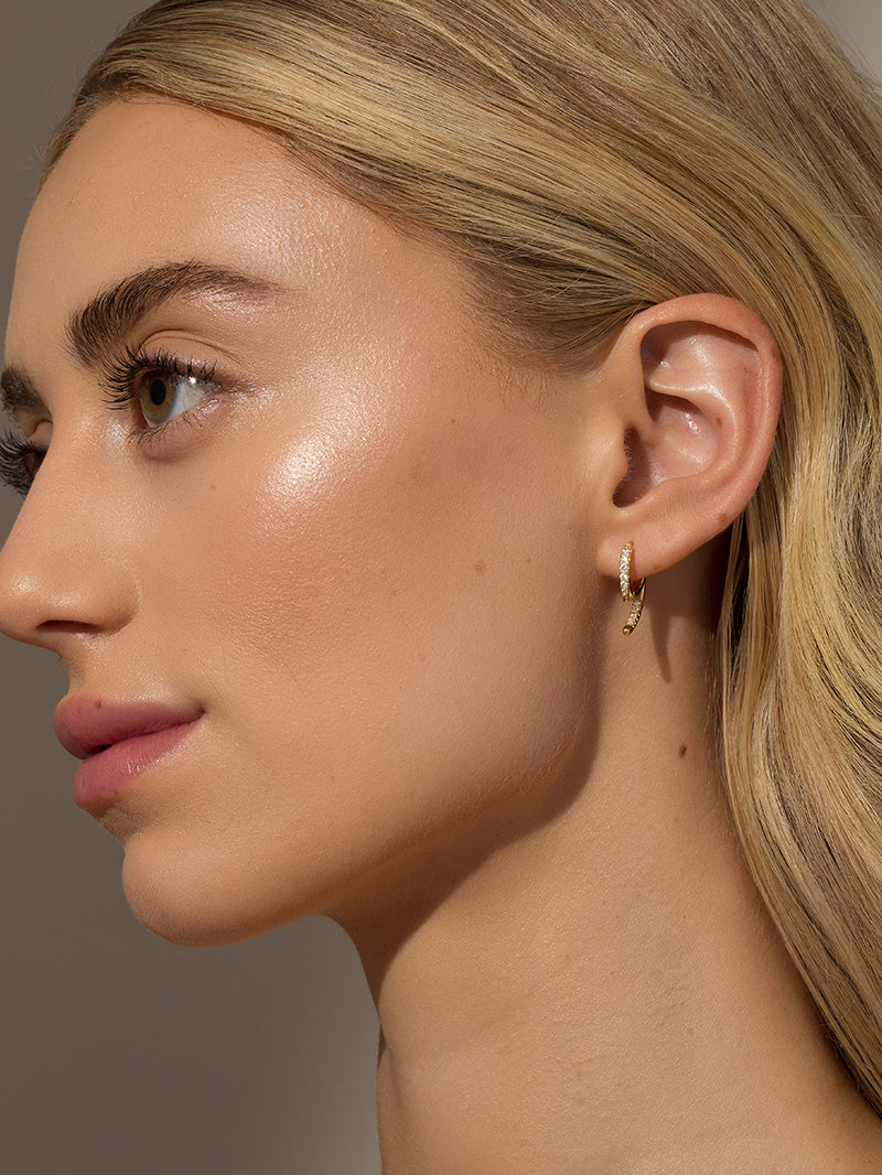 Enchanted Earrings | Gold | Model Image | Uncommon James