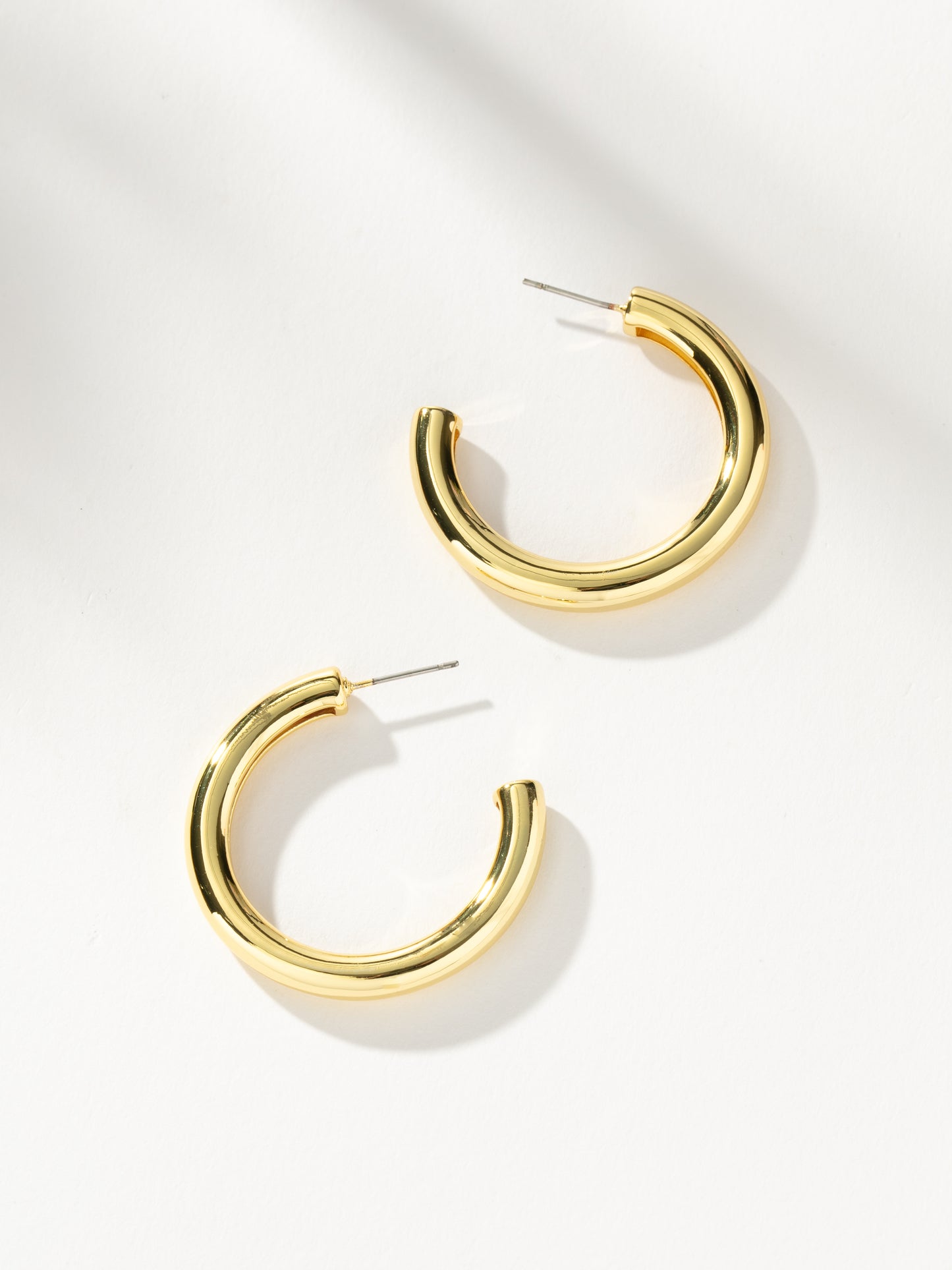 Leading Role Tube Hoops | Gold | Product Image | Uncommon James