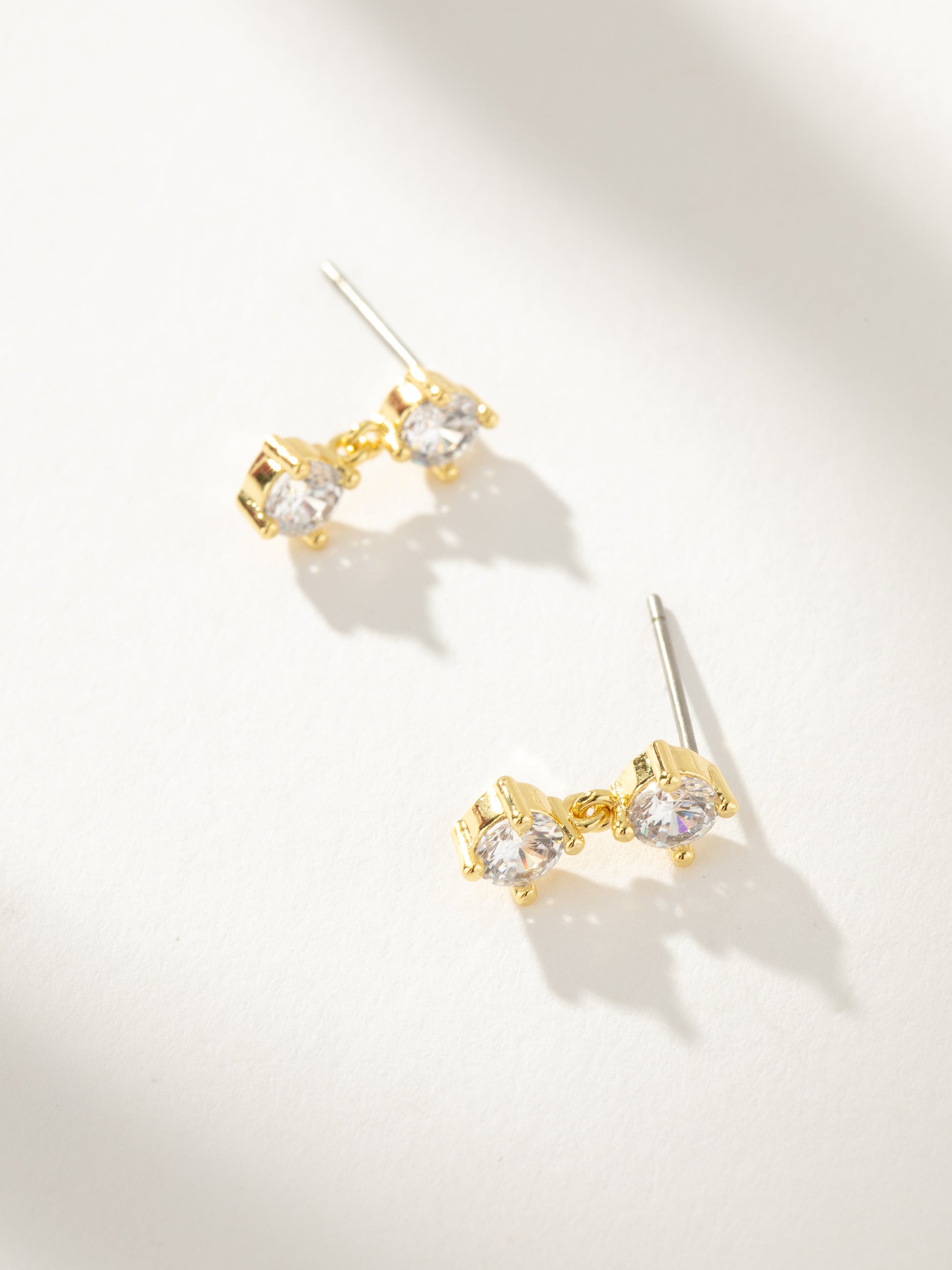 Spotlight Stud and Dangle Earrings in Gold | Uncommon James