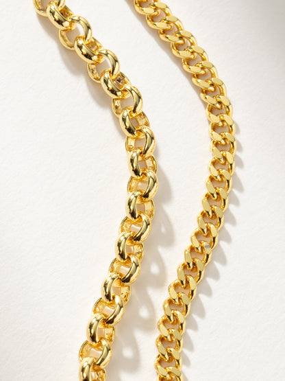 ["Double Up Chain Necklace ", " Gold ", " Product Detail Image 2 ", " Uncommon James"]