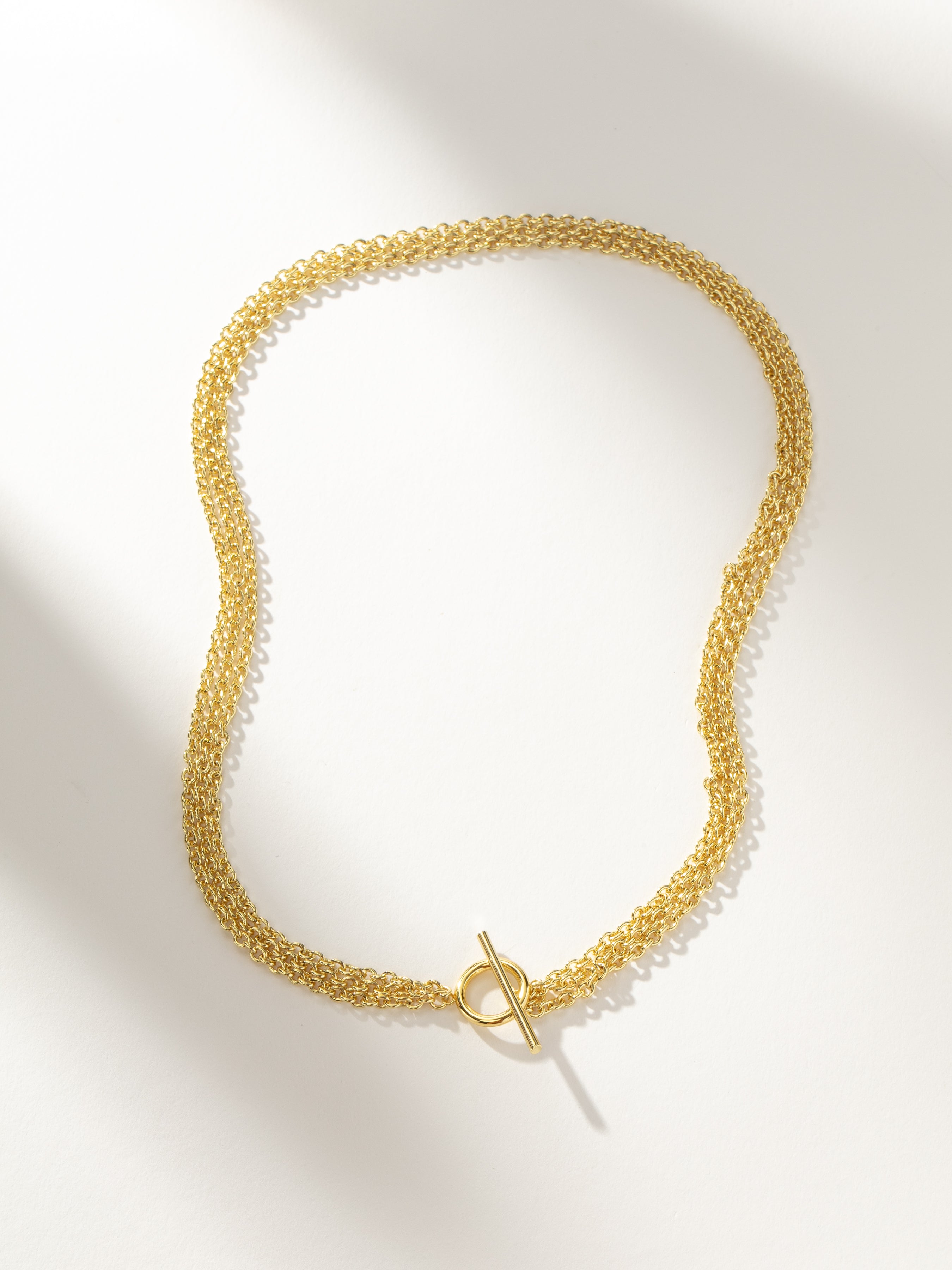 All gold necklace store