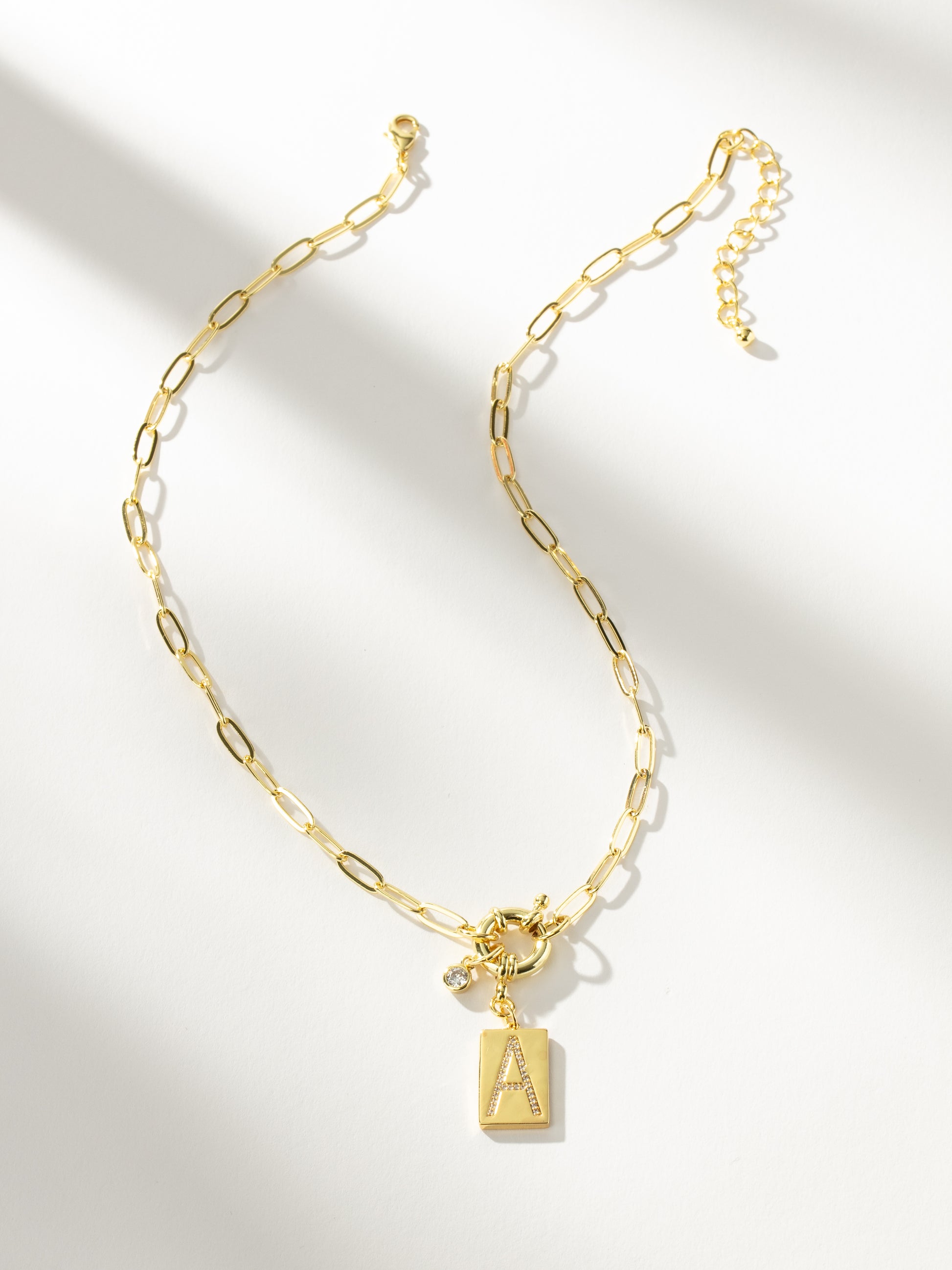 Initial Chain Necklace | Gold | Product Image | Uncommon James