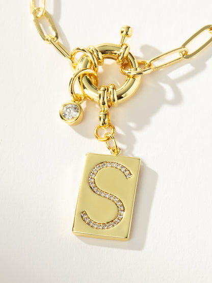 ["Initial Chain Necklace ", " Gold S ", " Product Detail Image ", " Uncommon James"]