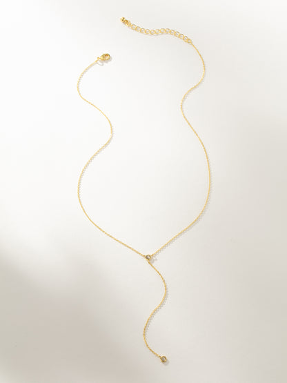 Little Things Lariat Necklace | Gold | Product Image | Uncommon James