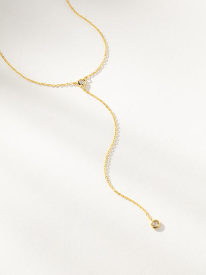 ["Little Things Lariat Necklace ", " Gold ", " Product Detail Image ", " Uncommon James"]