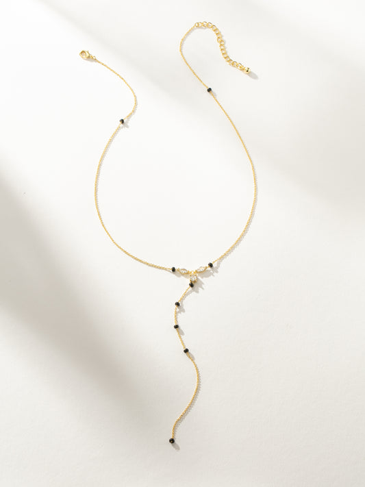 Nightlife Lariat Necklace | Gold | Product Image | Uncommon James