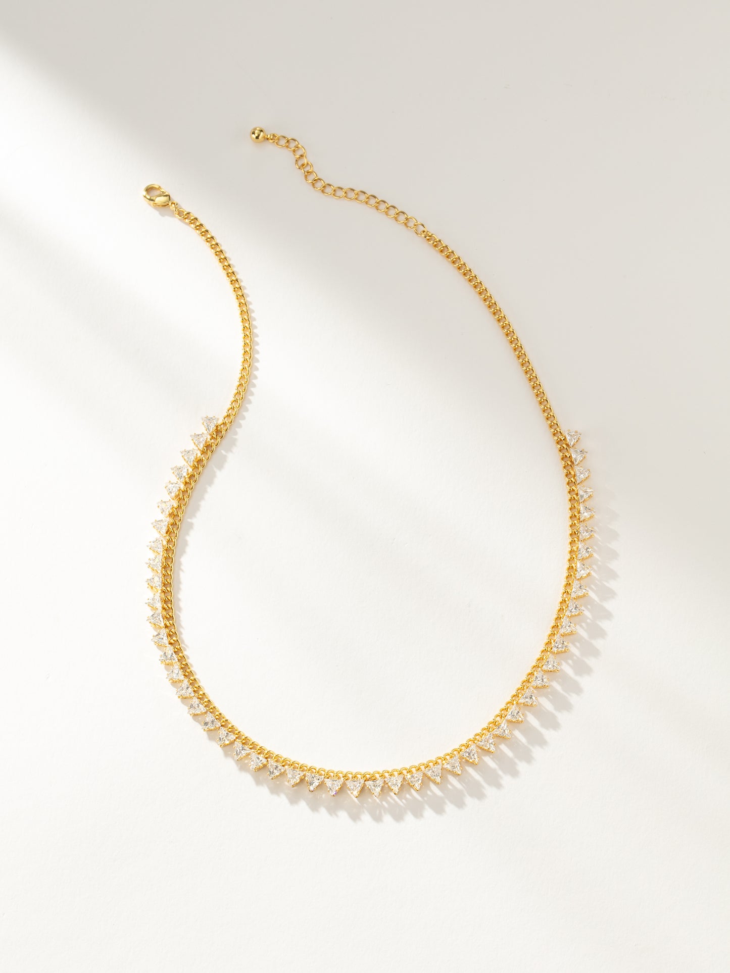 Old Money Sparkly Statement Chain Necklace in Gold Uncommon James