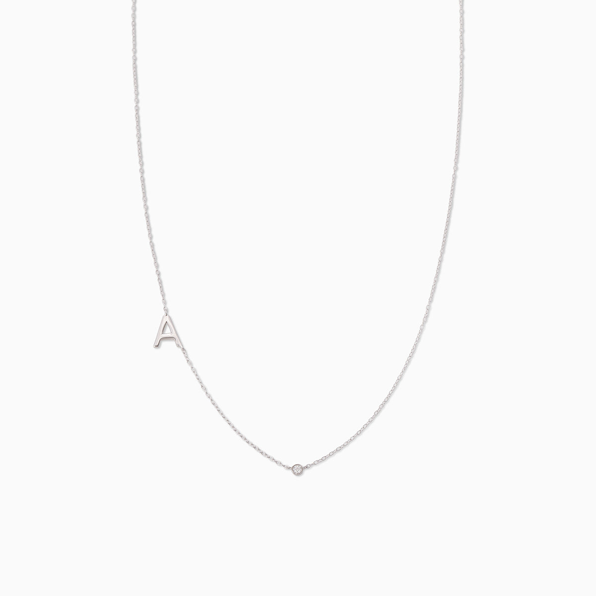 V necklace/sterling sliver plated necklace/ Dainty V necklace/ Cubic V Necklace/ Initial Necklac/ Monogram Personalized Necklace/ Letter V