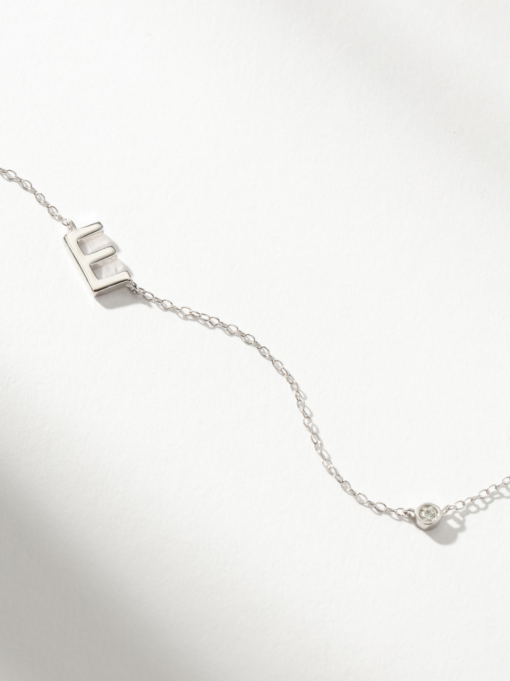 Personalized Touch Necklace | Sterling Silver E | Product Image | Uncommon James