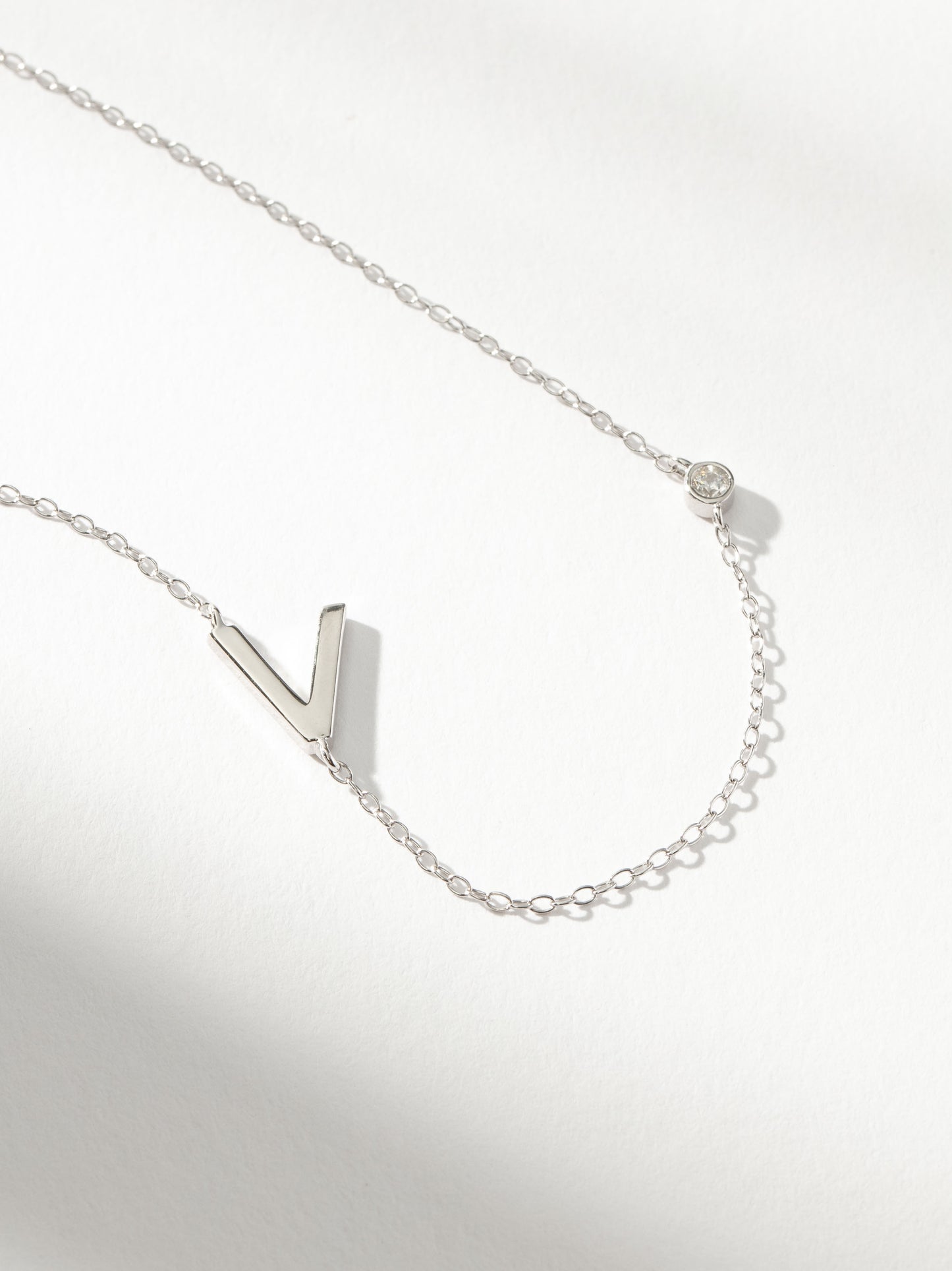 Personalized Touch Necklace | Sterling Silver V | Product Image | Uncommon James