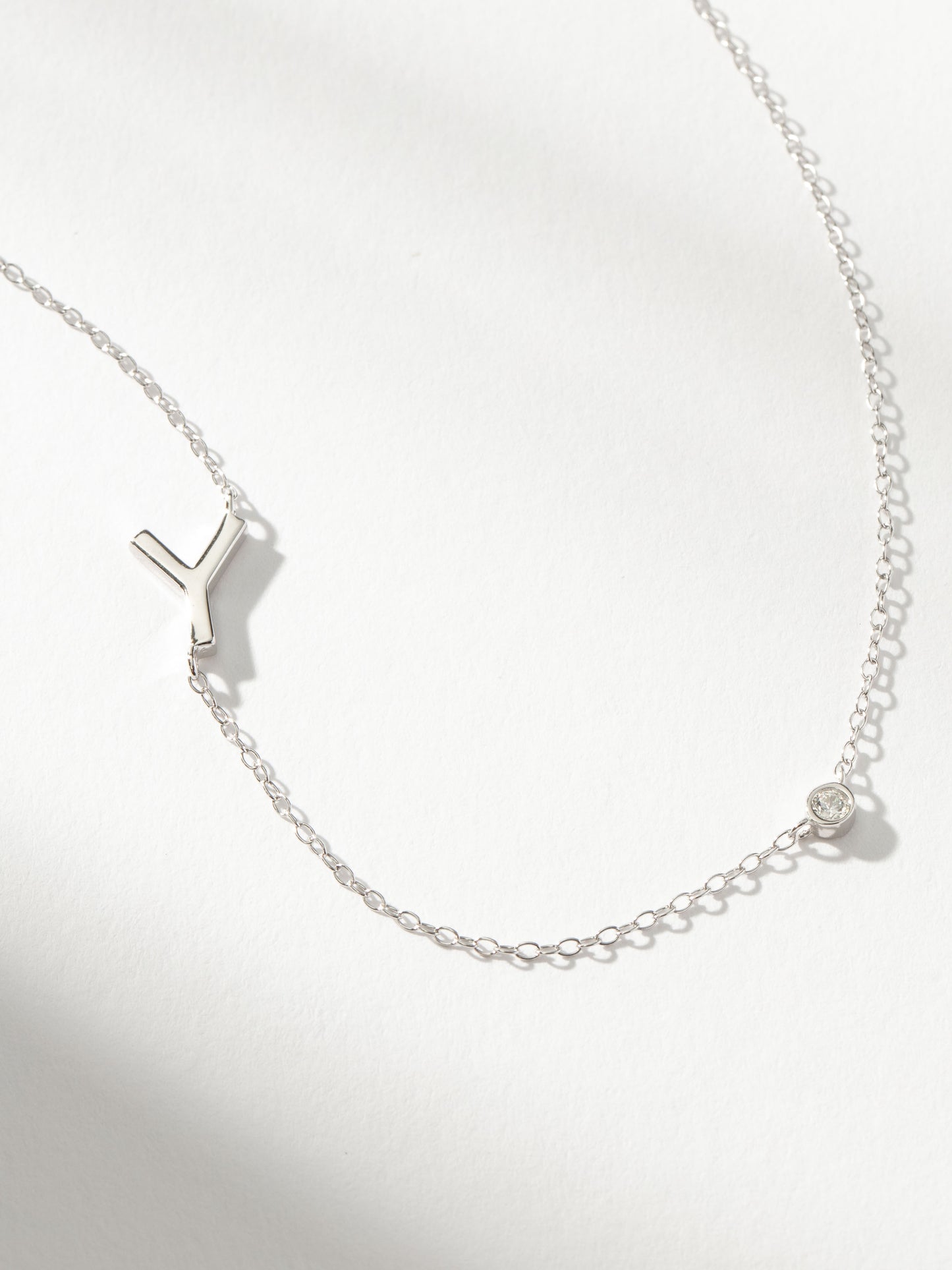 Personalized Touch Necklace | Sterling Silver Y | Product Image | Uncommon James