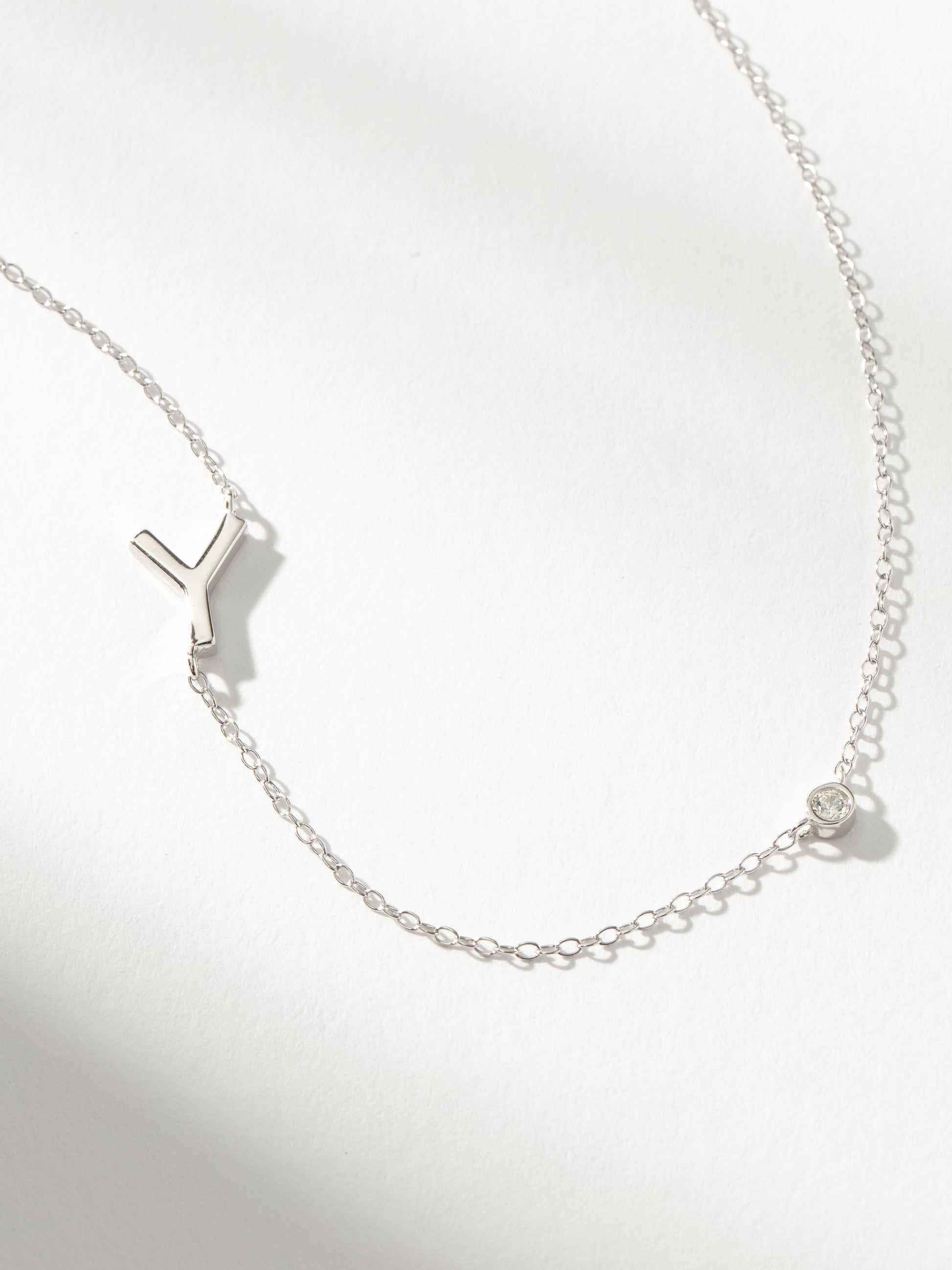 Personalized Touch Necklace | Sterling Silver Y | Product Image | Uncommon James
