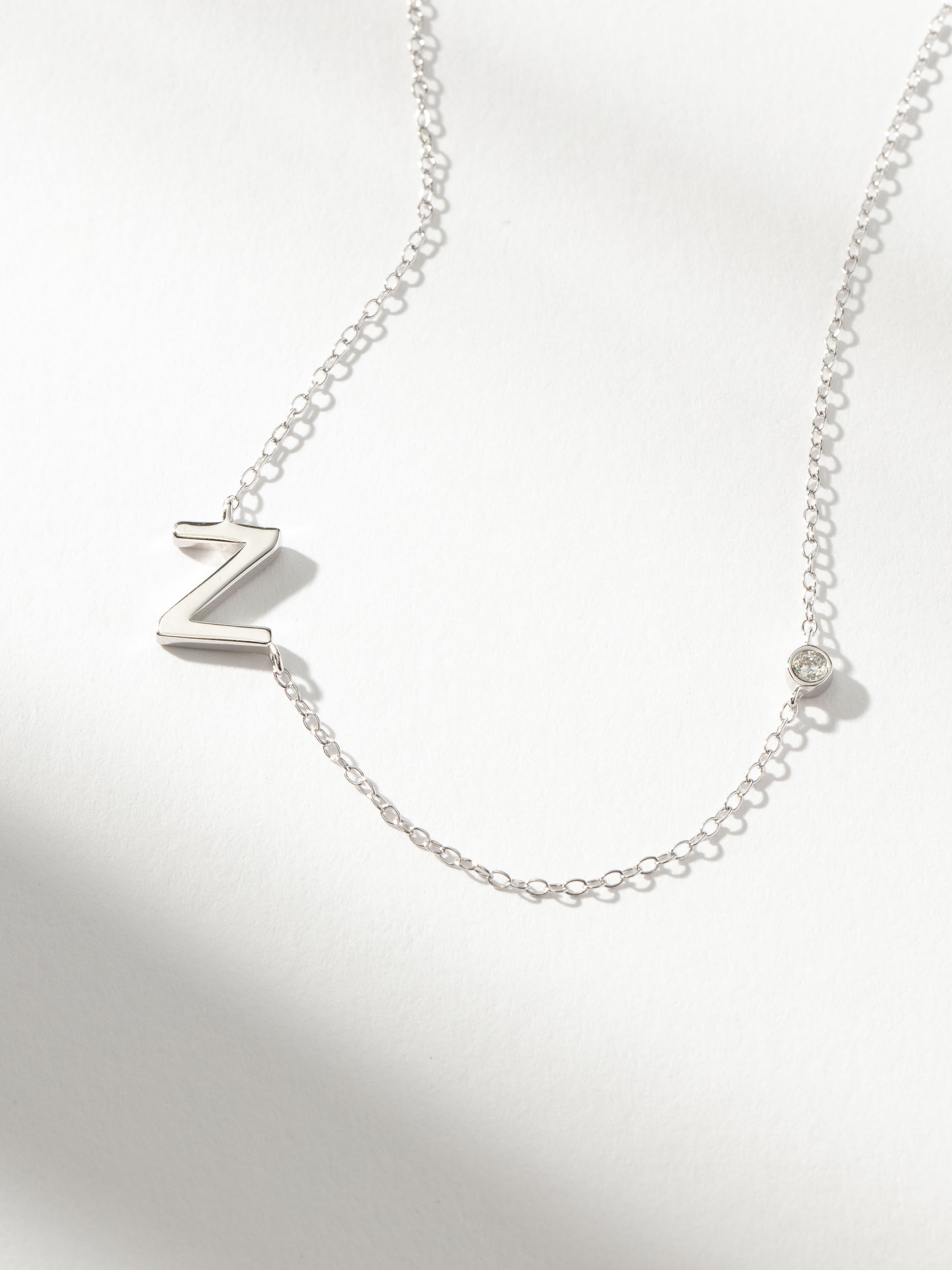 Personalized Touch Necklace | Sterling Silver Z | Product Image | Uncommon James
