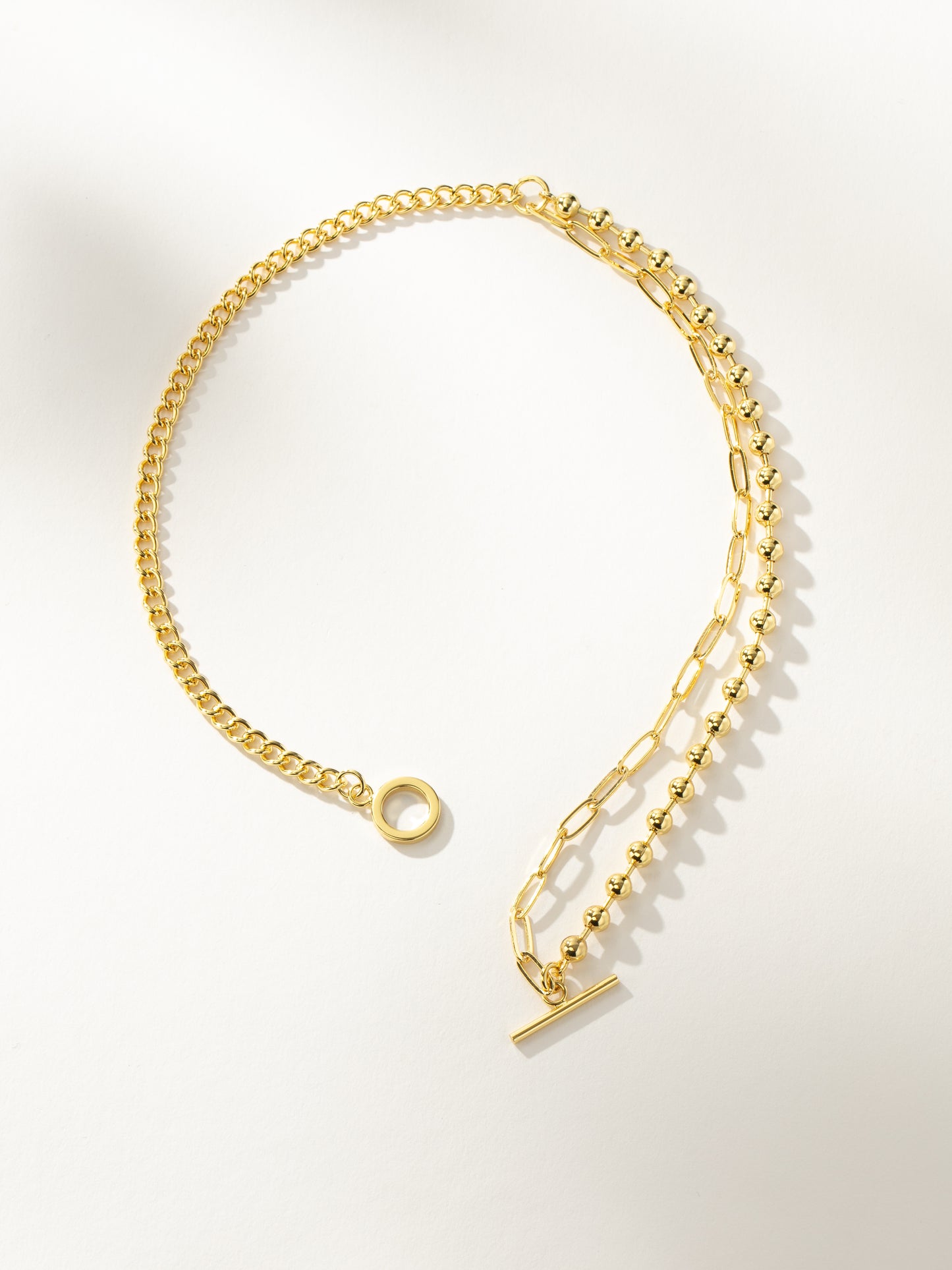 Three's a Party Chain Necklace | Gold | Product Detail Image | Uncommon James