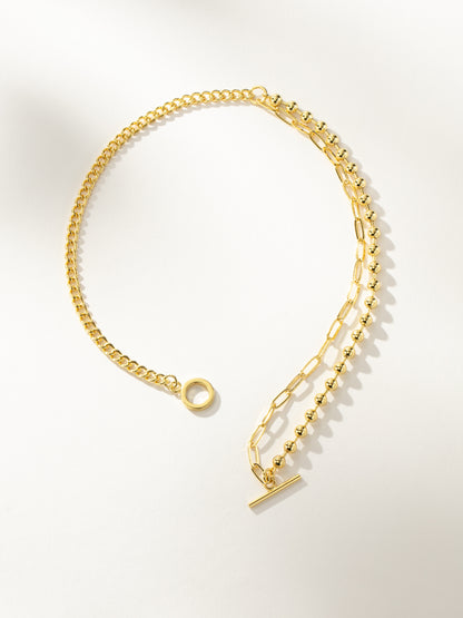 ["Three's a Party Chain Necklace ", " Gold ", " Product Detail Image ", " Uncommon James"]