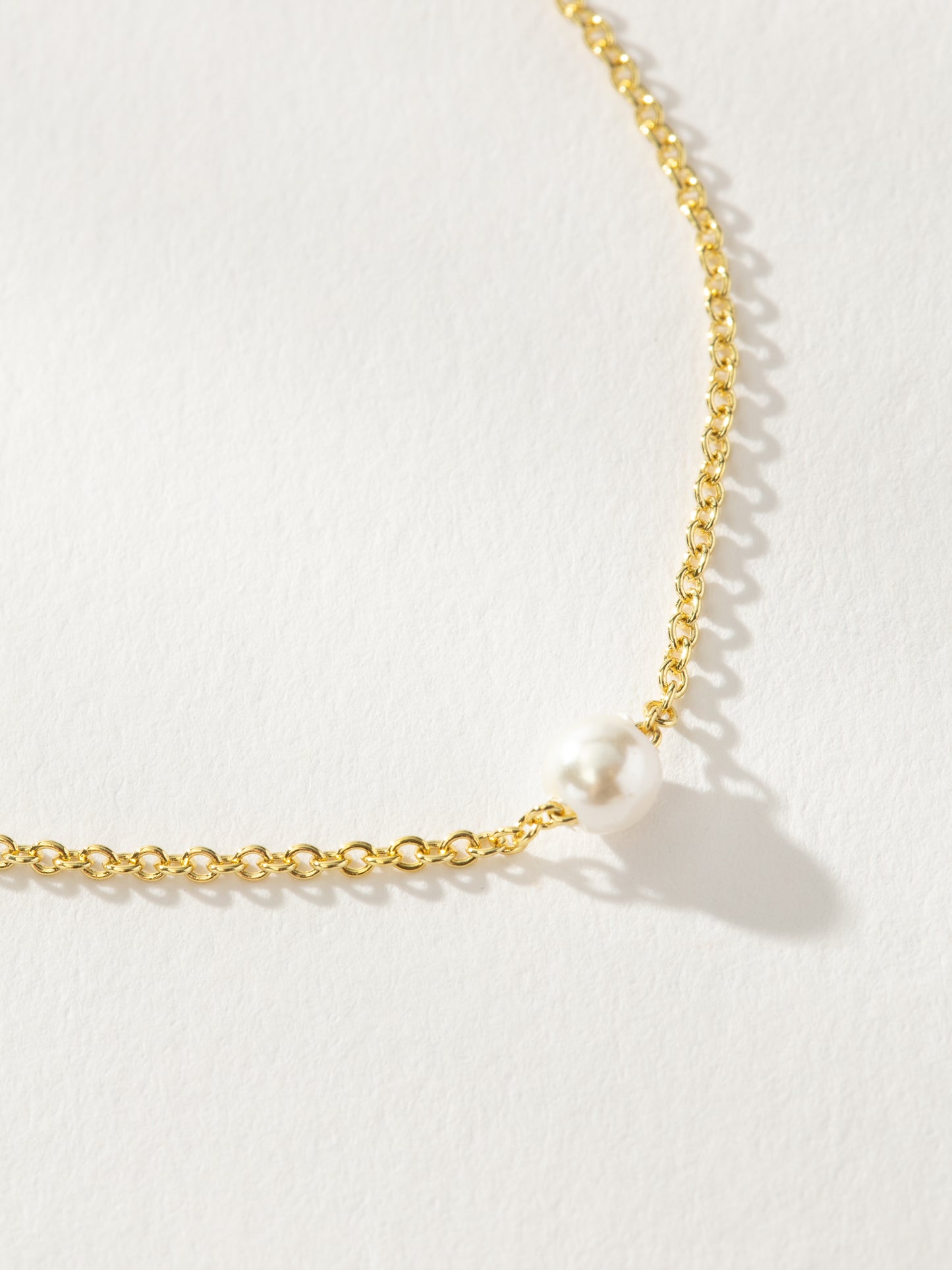 Timeless Pearl Necklace | Gold | Product Detail Image | Uncommon James